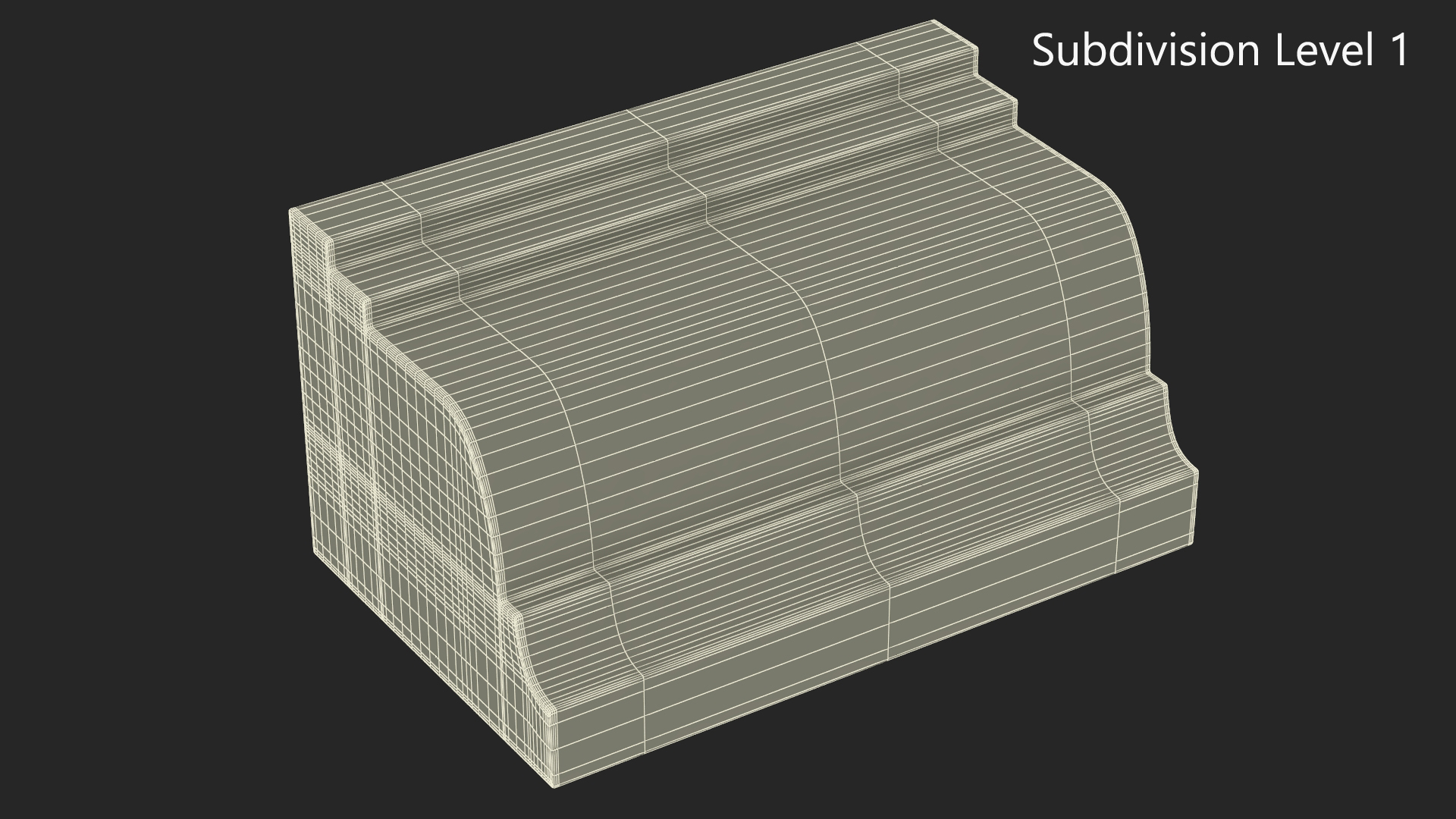 3D Architectural Molding Gypsum Type 27