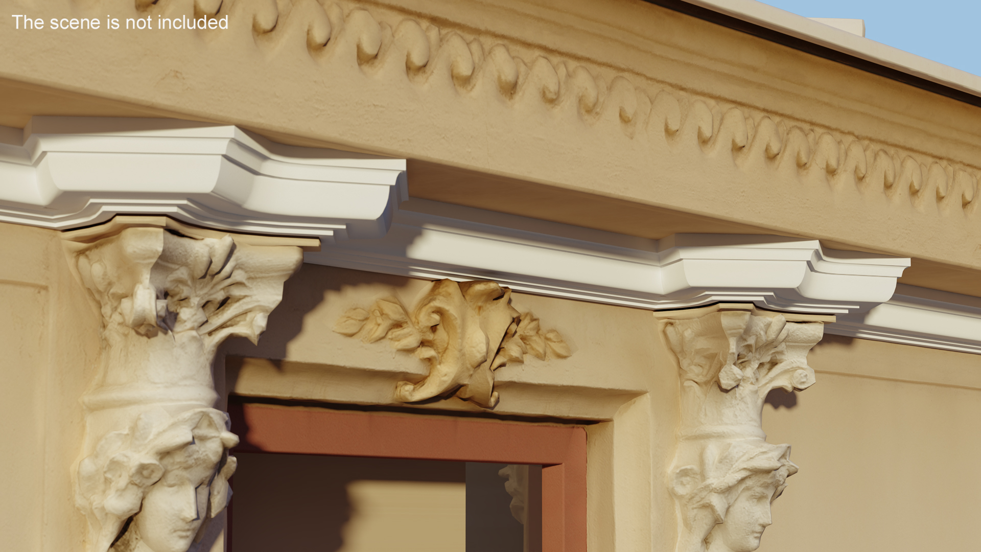 3D Architectural Molding Gypsum Type 27