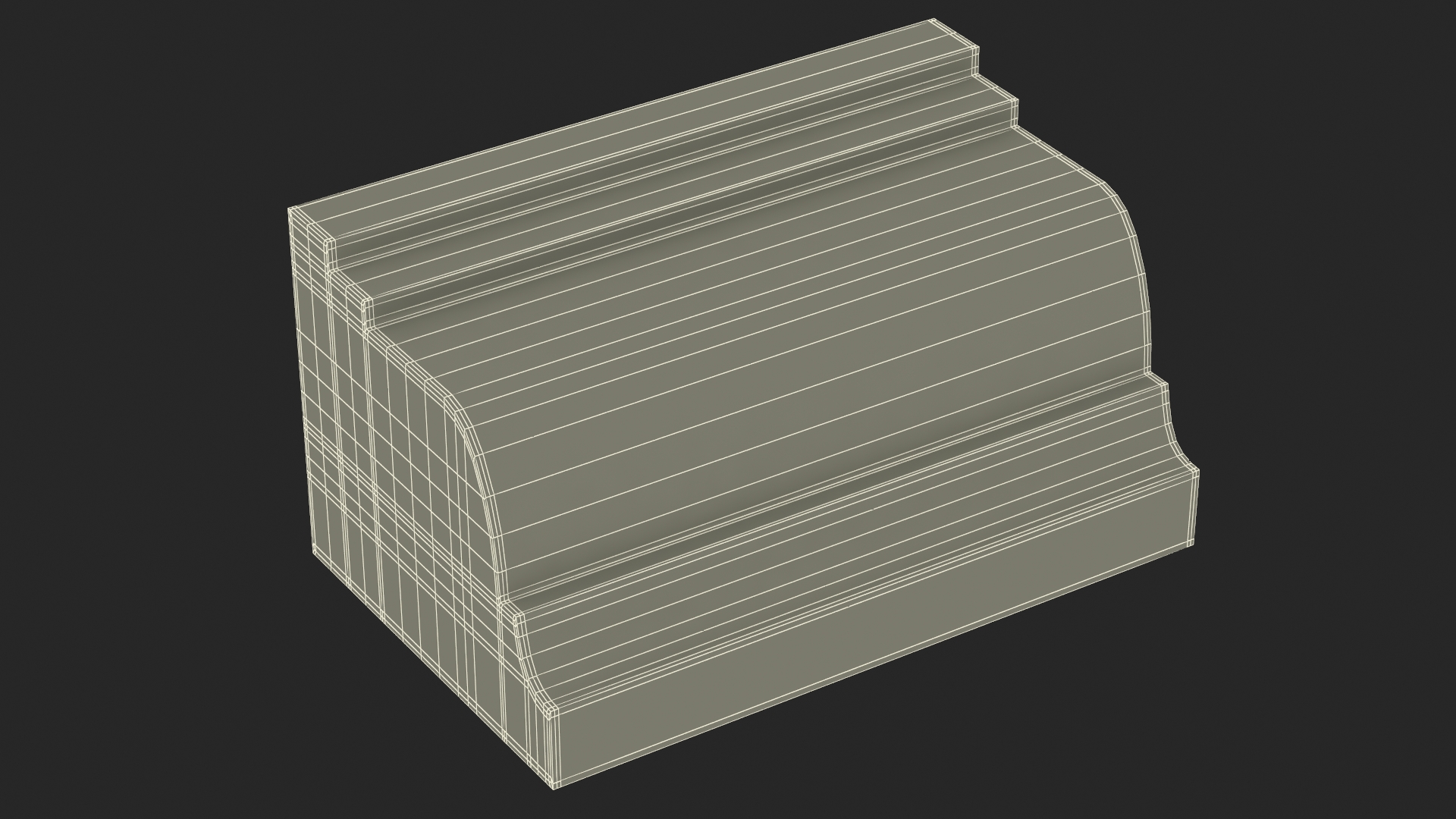 3D Architectural Molding Gypsum Type 27