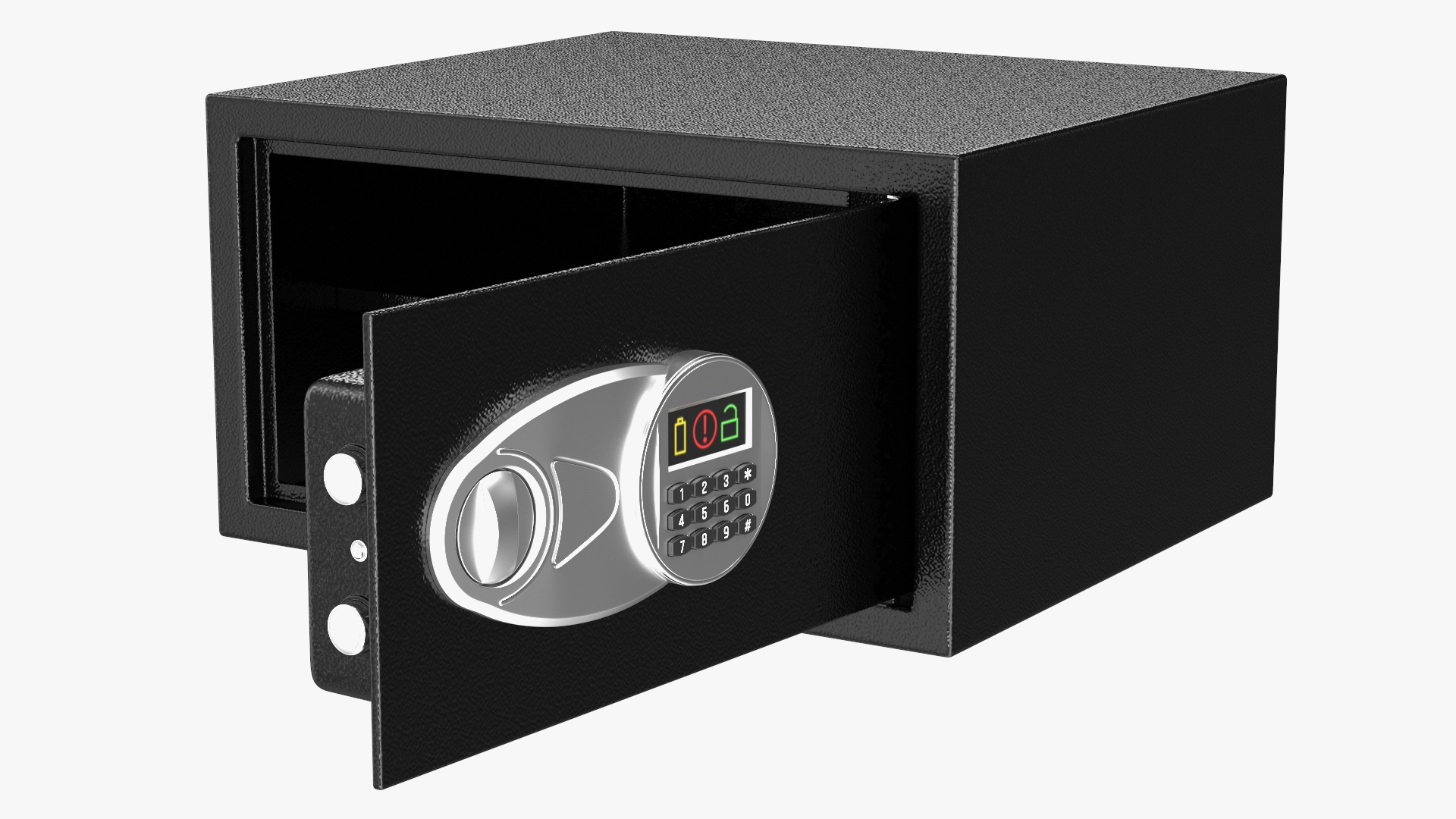 3D Digital safe black model