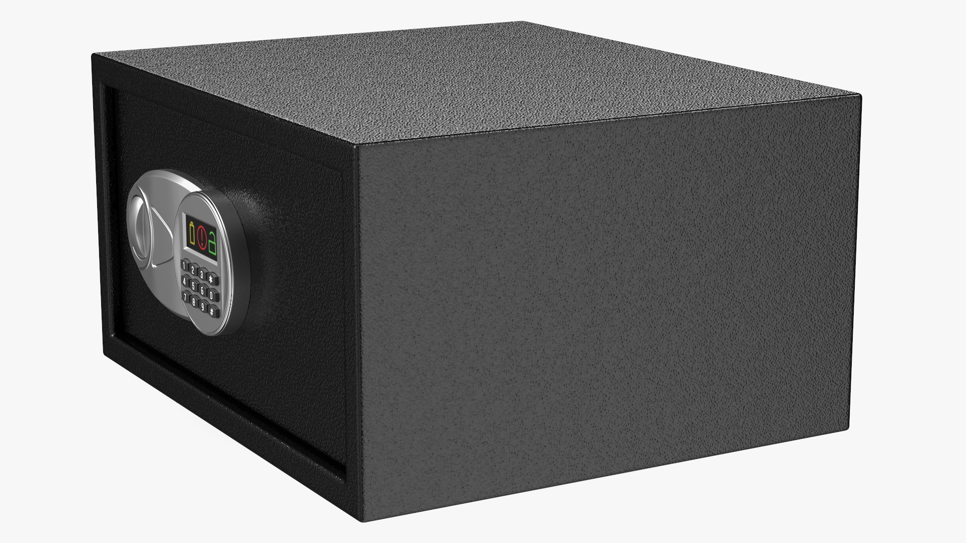 3D Digital safe black model
