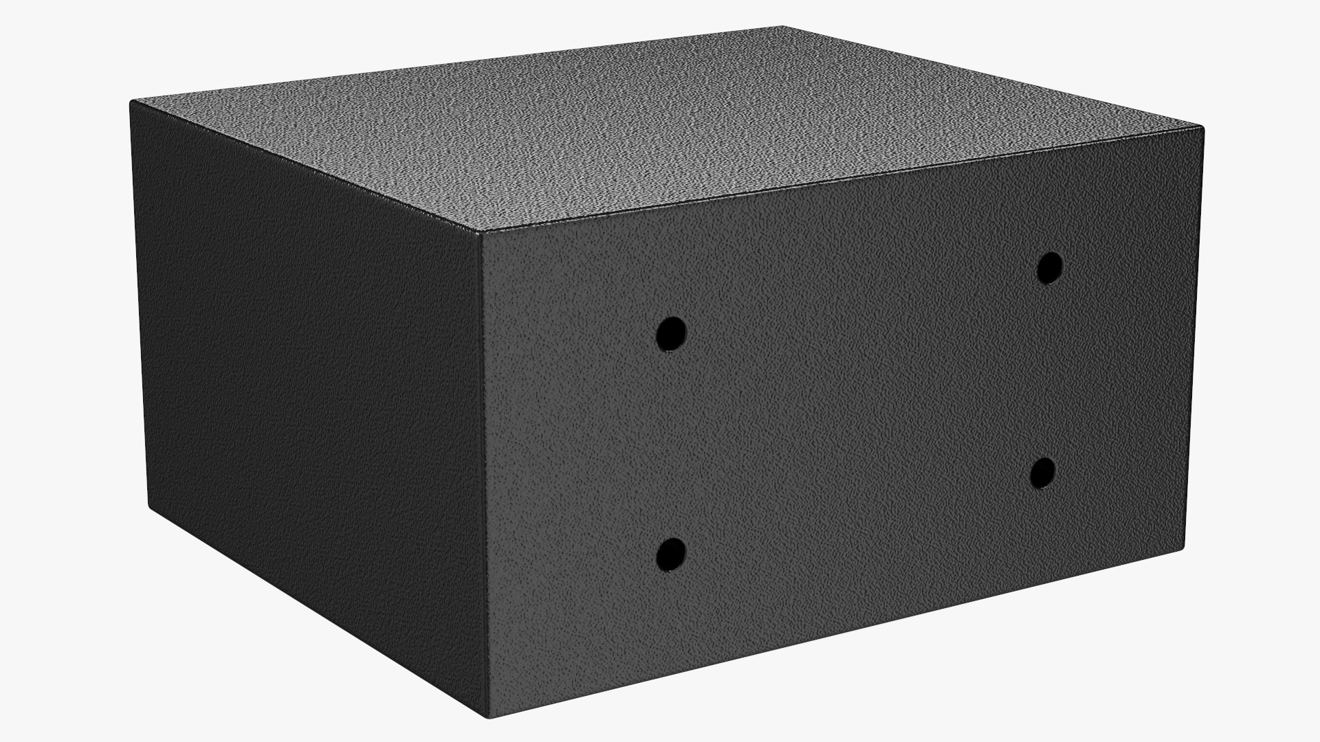 3D Digital safe black model
