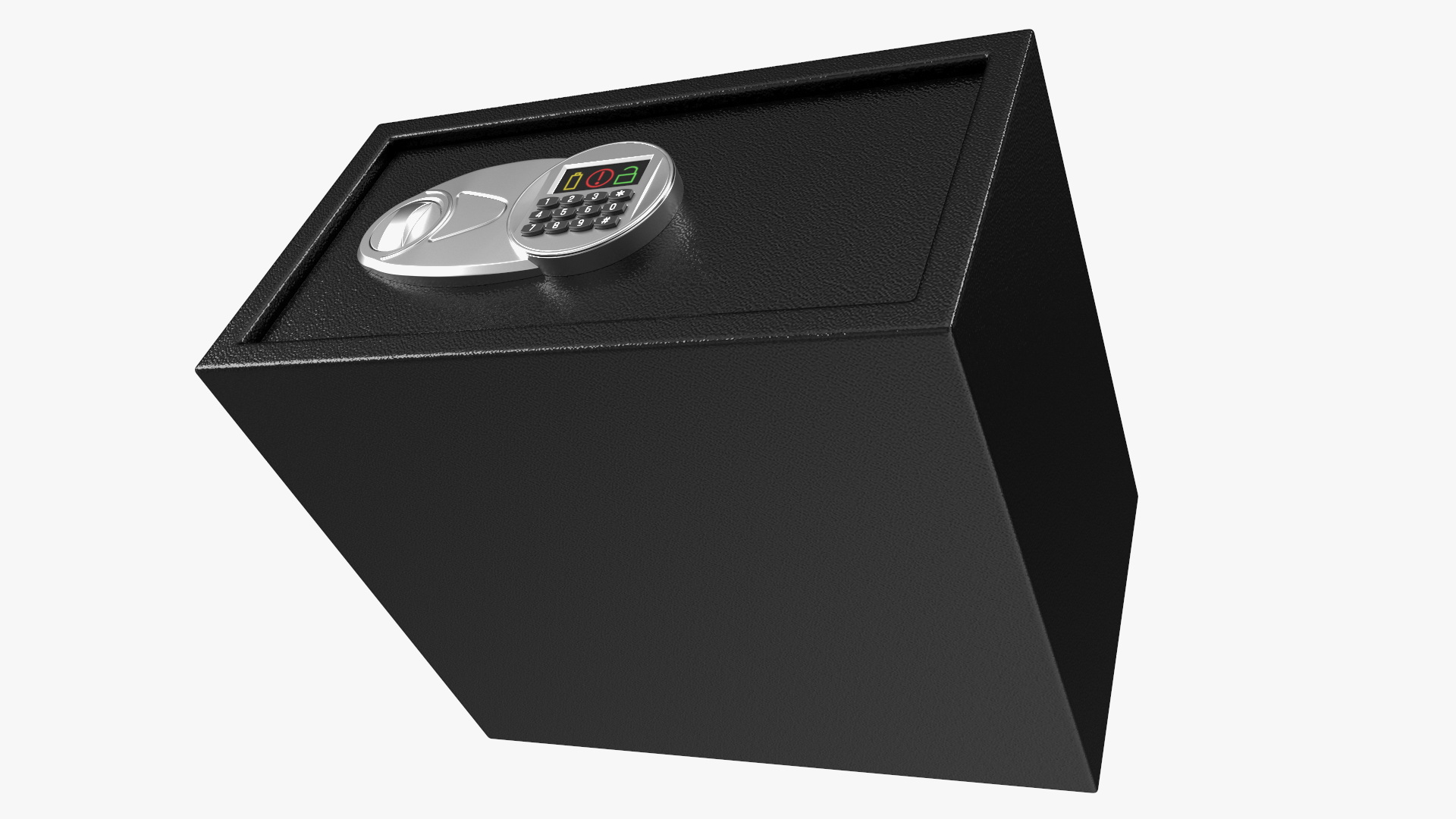 3D Digital safe black model