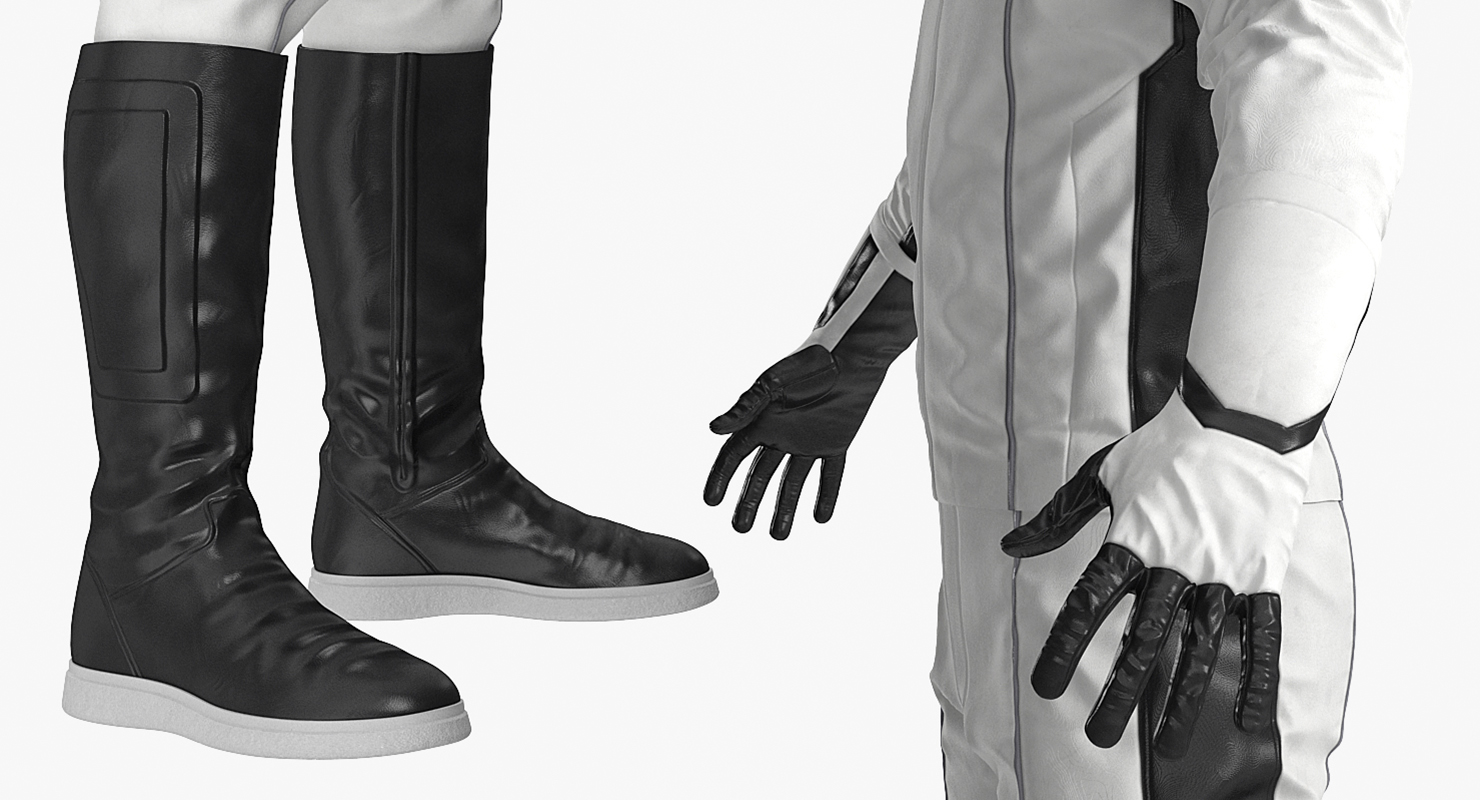 3D Futuristic Astronaut Space Suit