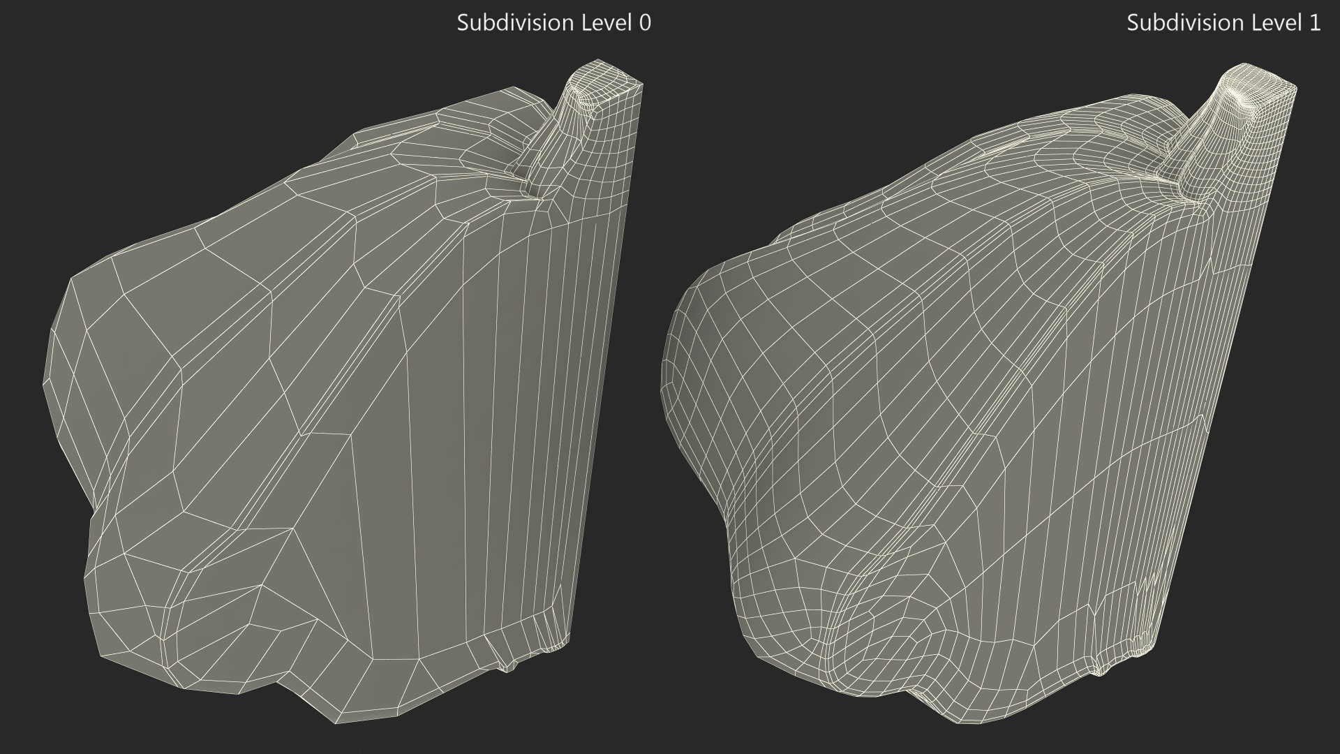 Green Color Bush Pumpkin Quarter 3D