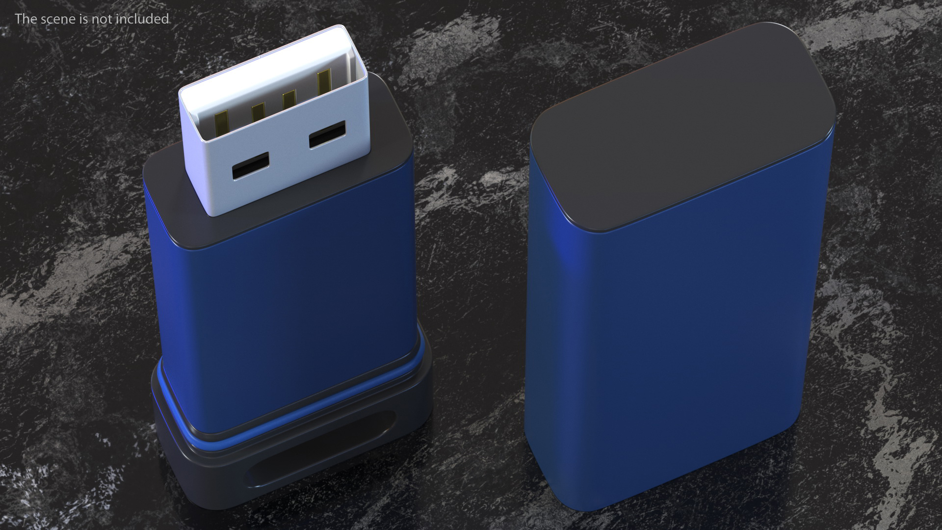 3D model Bluetooth Secure USB 32GB Open