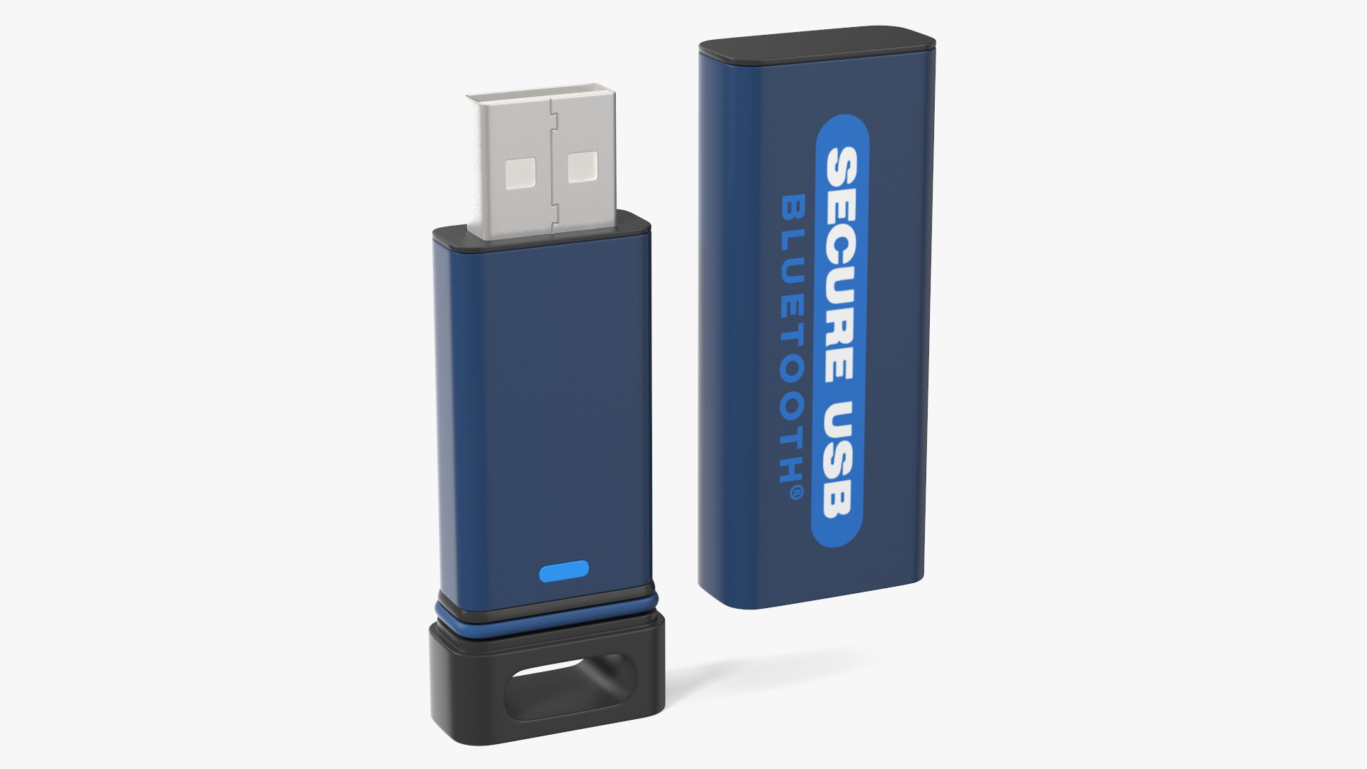 3D model Bluetooth Secure USB 32GB Open