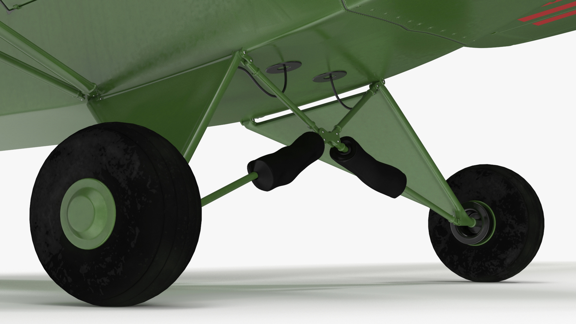 Private Aircraft Piper J-3 Rigged for Cinema 4D 3D