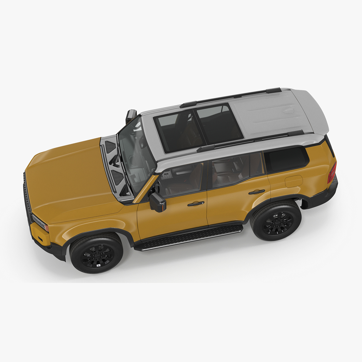 Generic Off-Road SUV Vehicle Rigged for Cinema 4D 3D model
