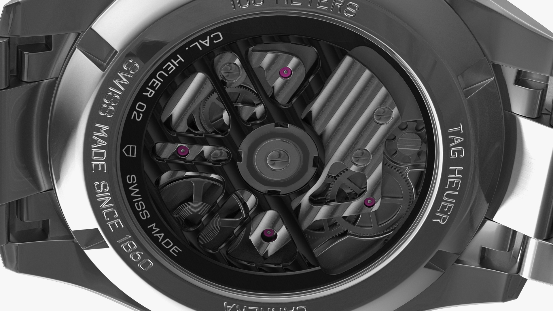 3D Tag Heuer Carrera Dial Black model
