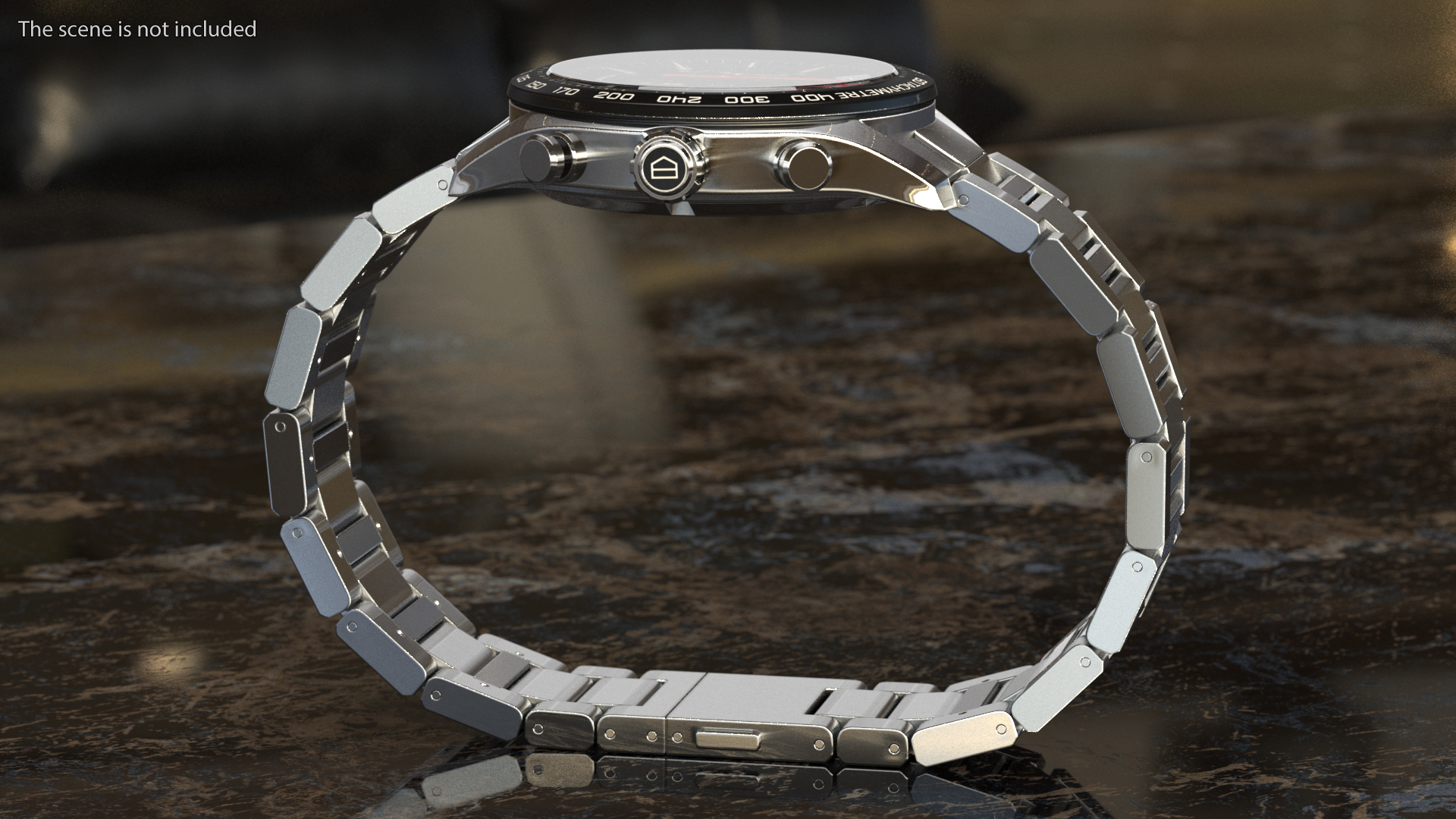 3D Tag Heuer Carrera Dial Black model