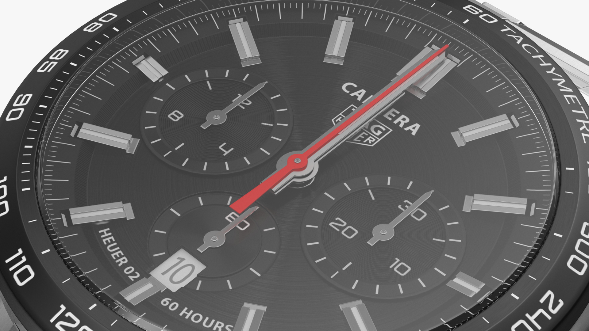 3D Tag Heuer Carrera Dial Black model