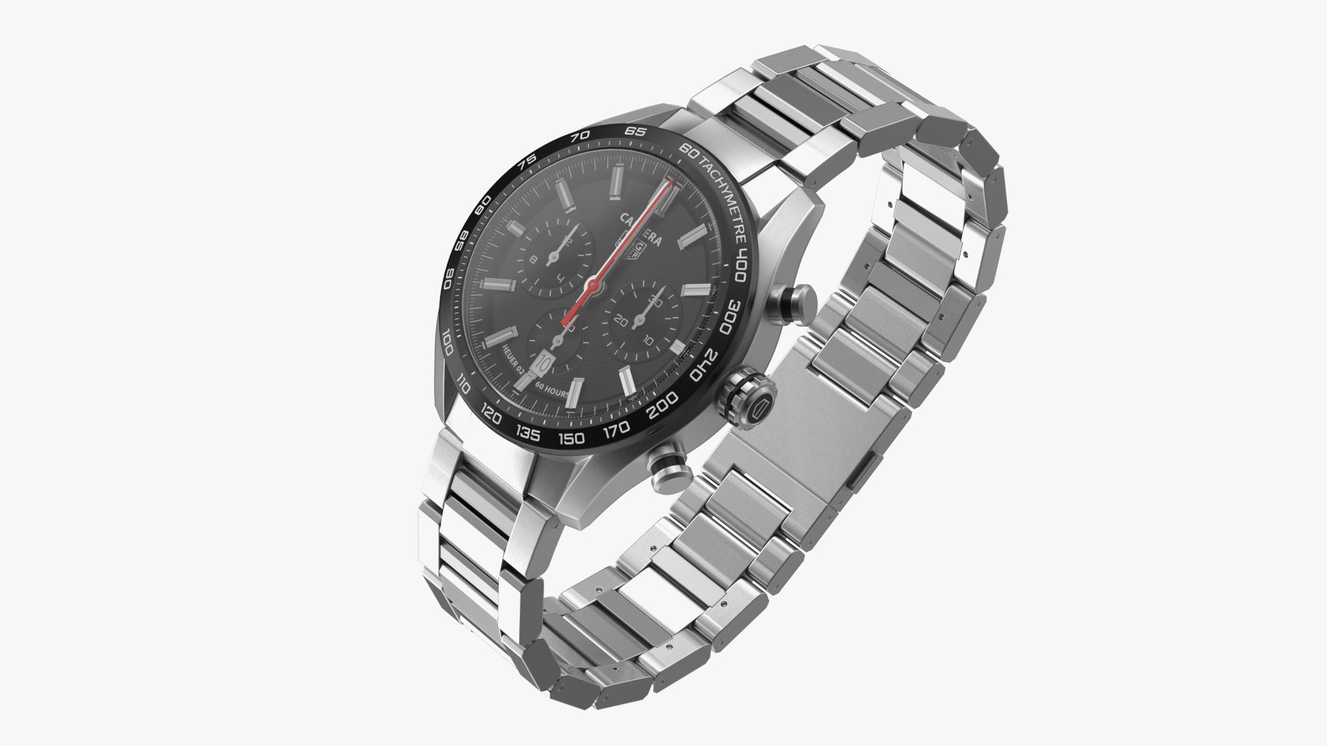3D Tag Heuer Carrera Dial Black model