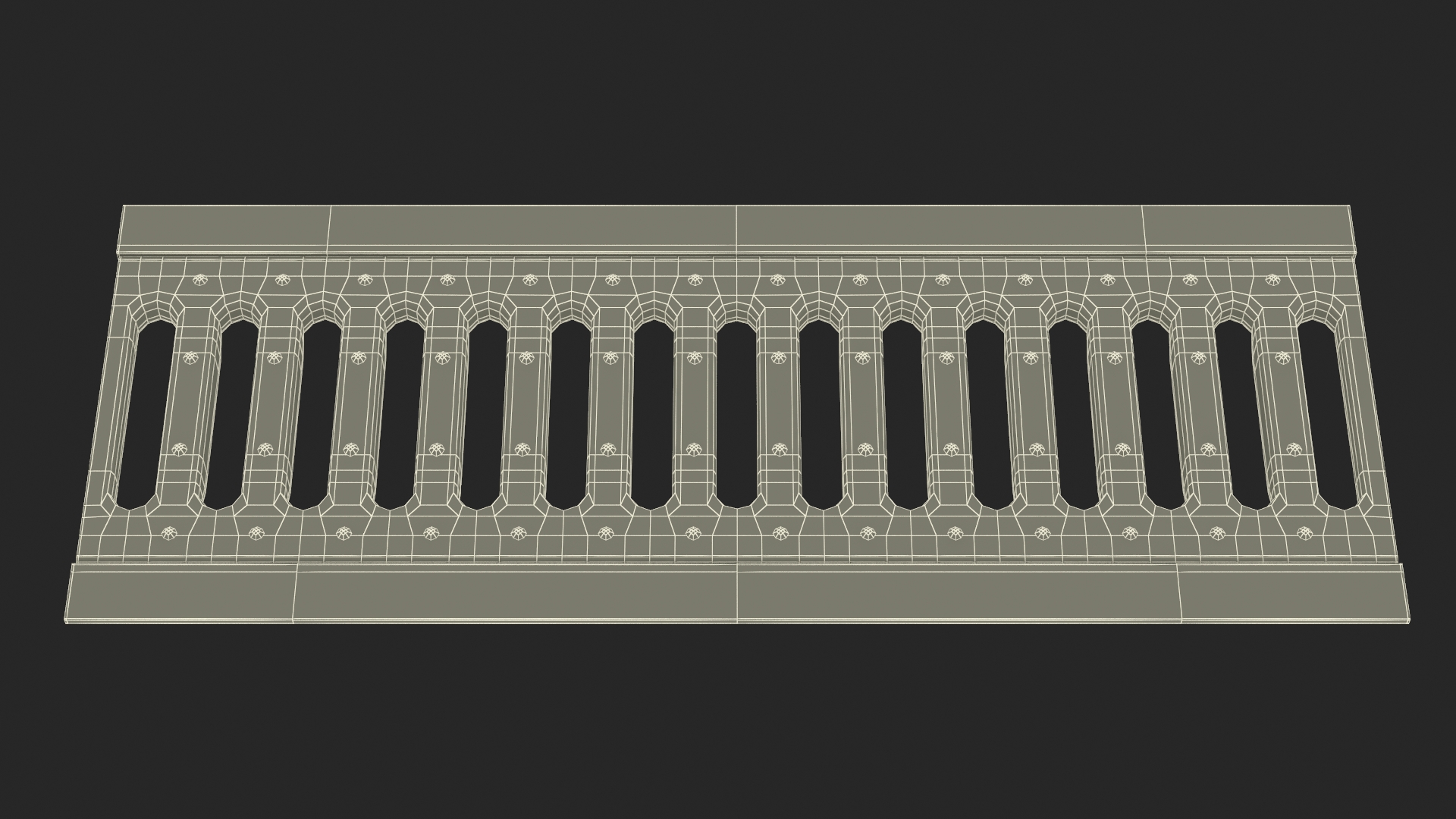 3D model Roadside Drain Cover Iron
