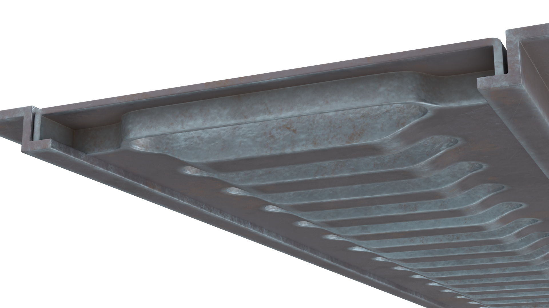 3D model Roadside Drain Cover Iron