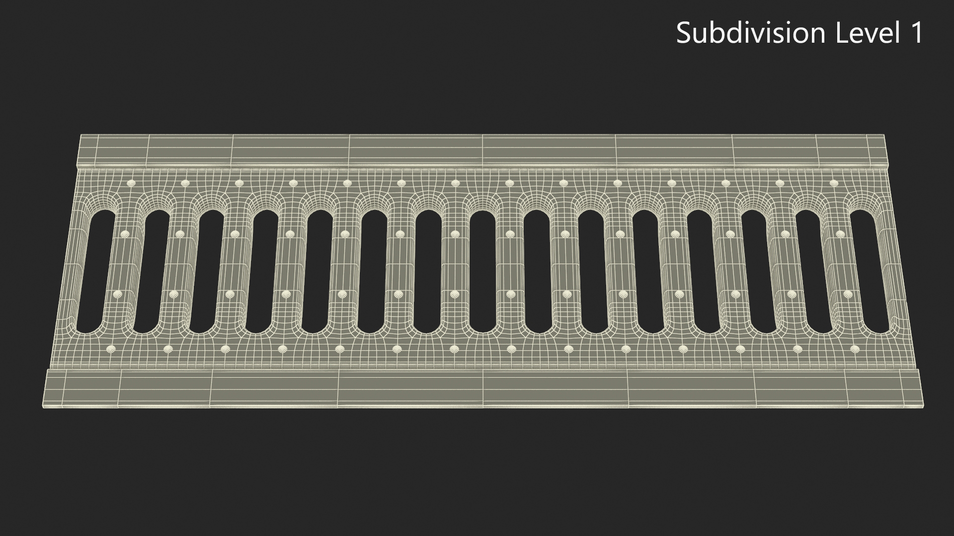 3D model Roadside Drain Cover Iron