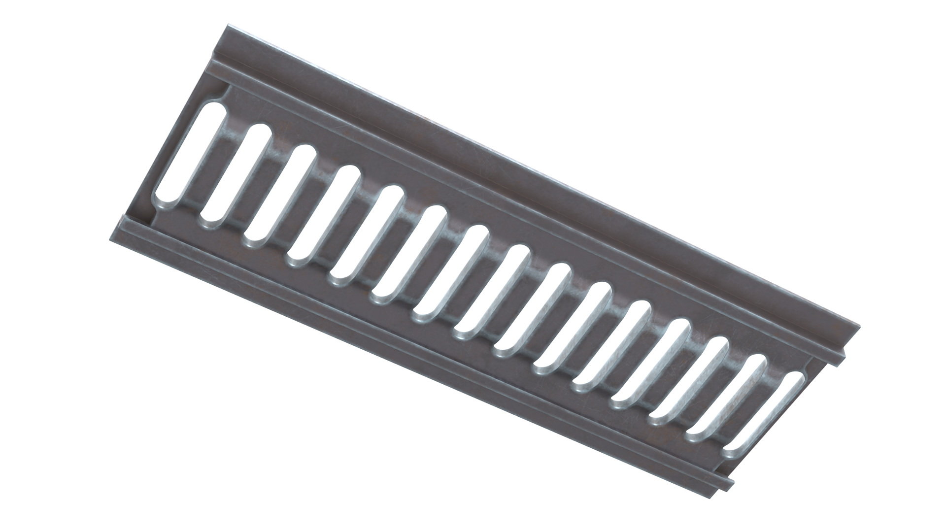 3D model Roadside Drain Cover Iron