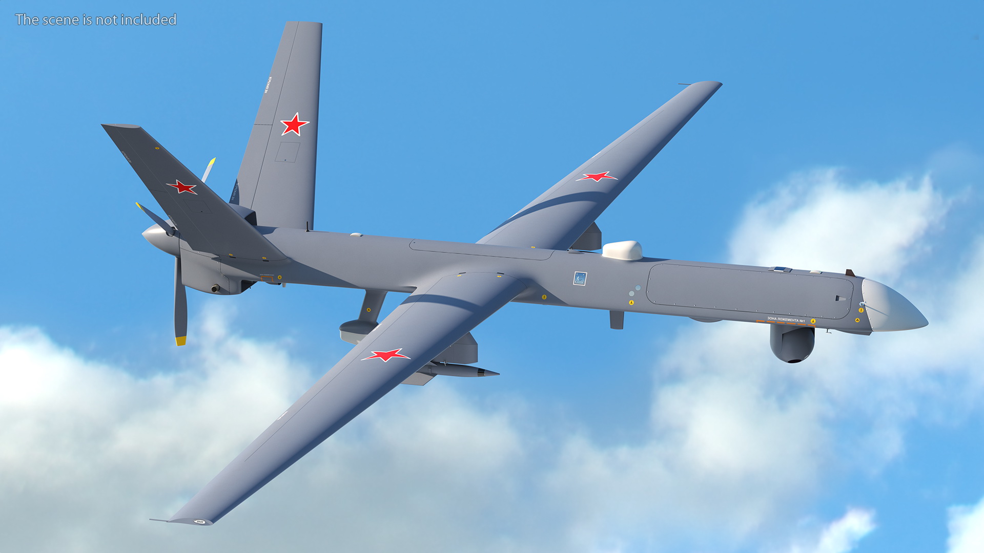 Orion Russian UAV Flight 3D model