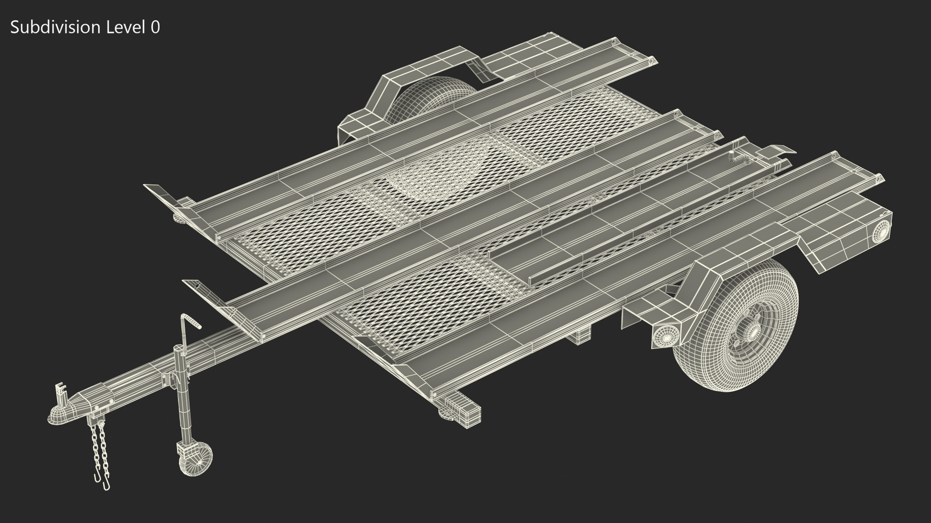 3D ECHO 3 Place Motorcycle Trailer