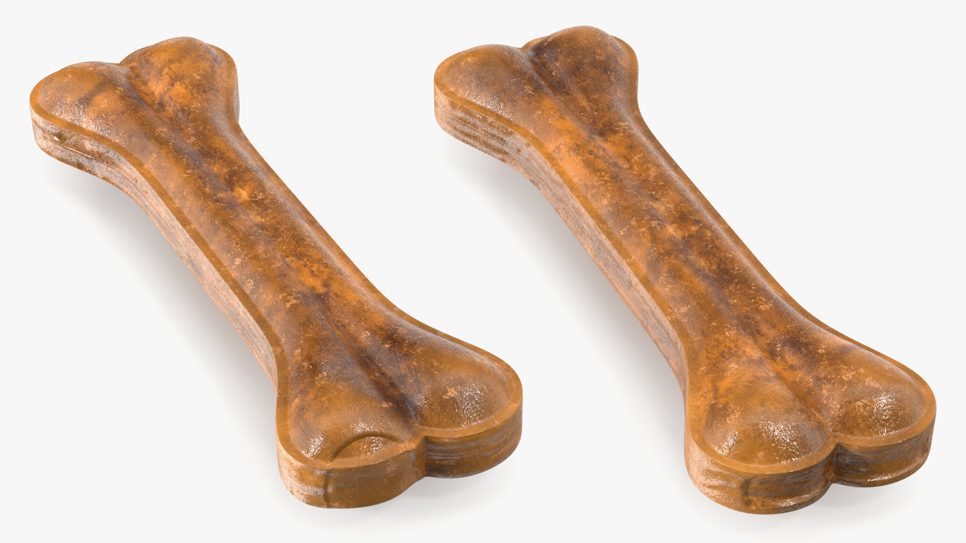 Dog Bone Treat Dark 3D model