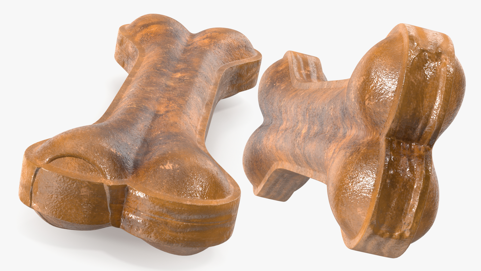 Dog Bone Treat Dark 3D model