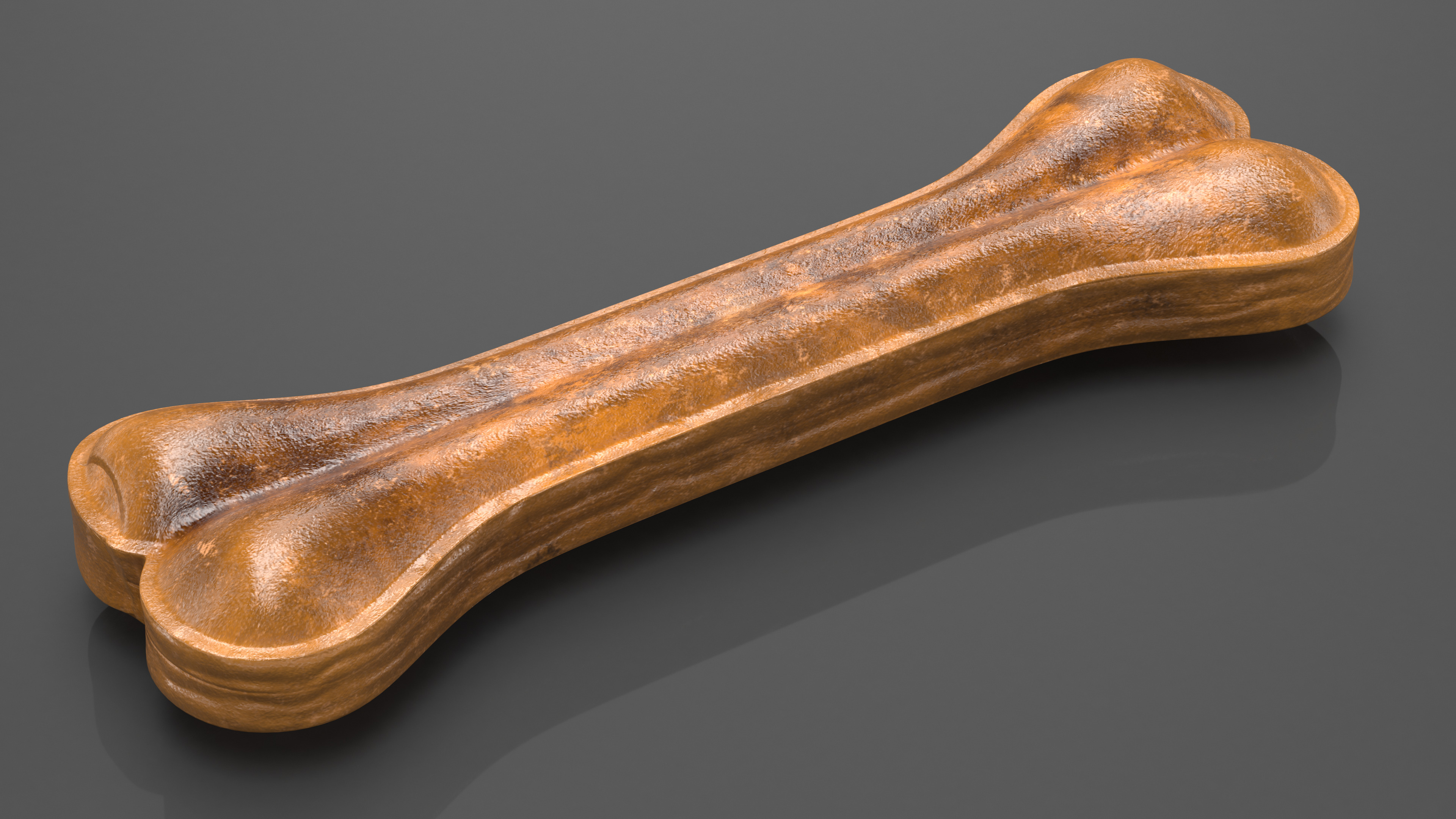 Dog Bone Treat Dark 3D model