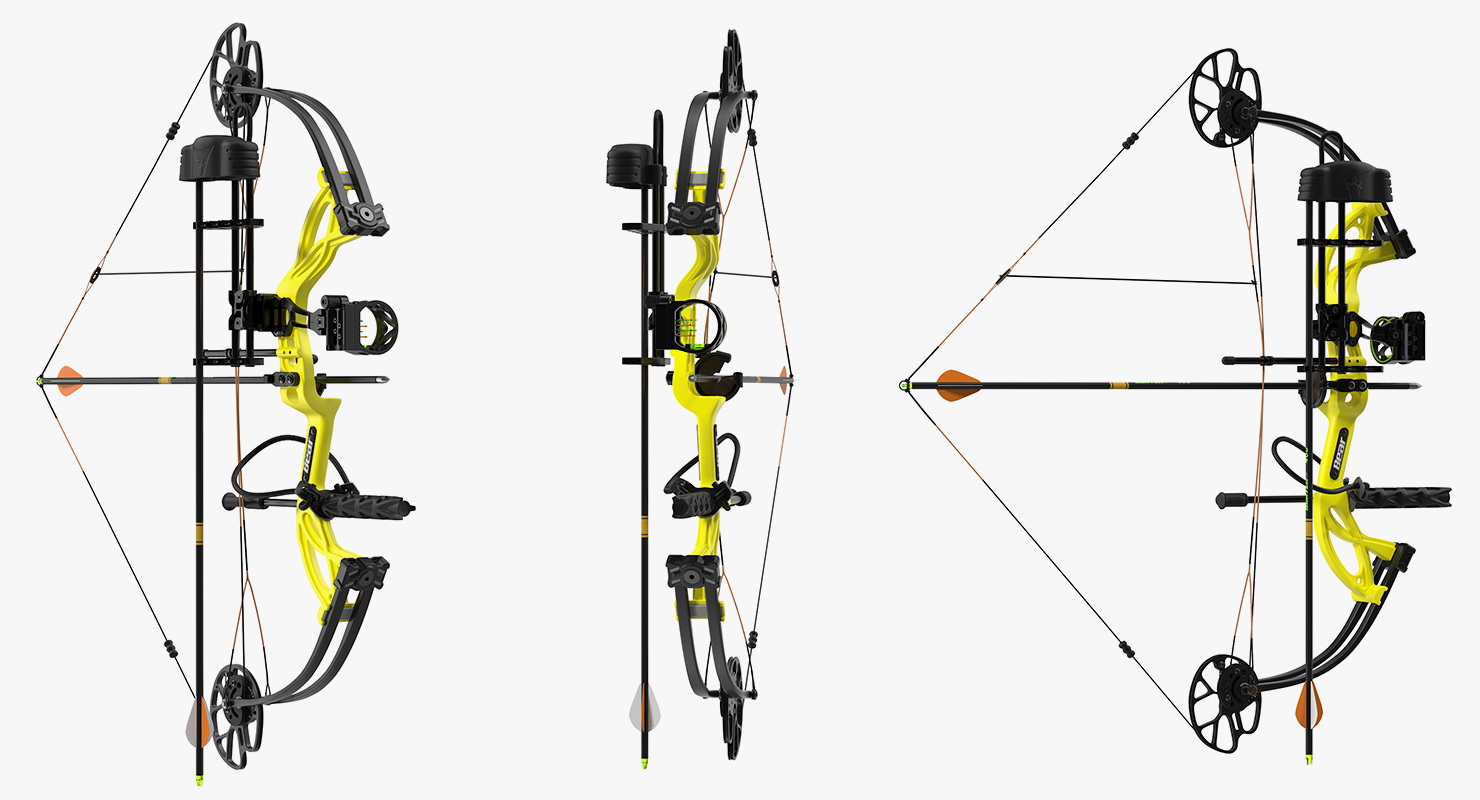 3D Armed Compound Bow Bear Archery Cruzer G2