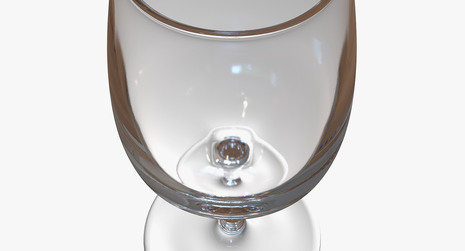Red Wine Glass 3D model