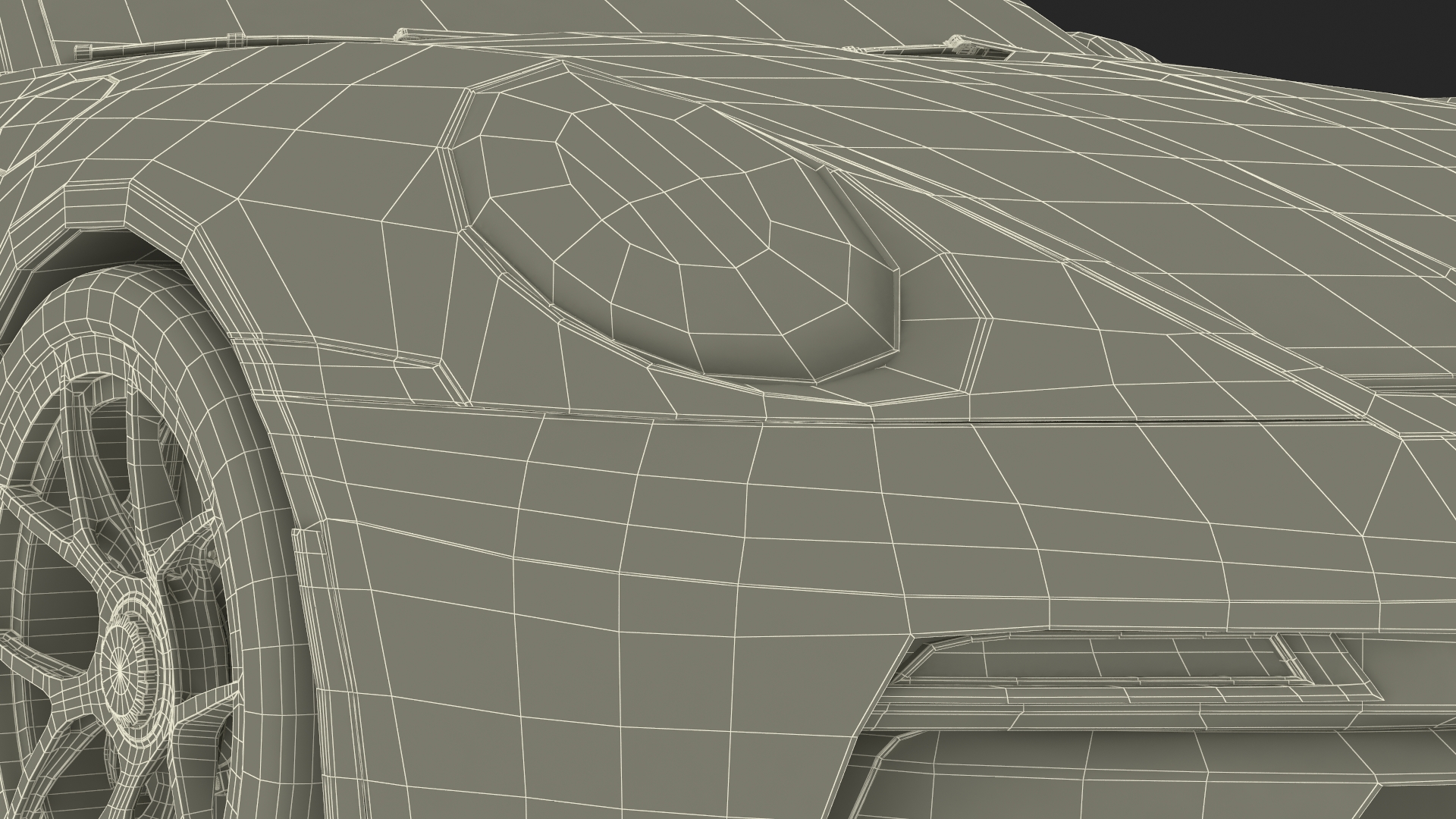 Realistic Red Sports Car 3D model