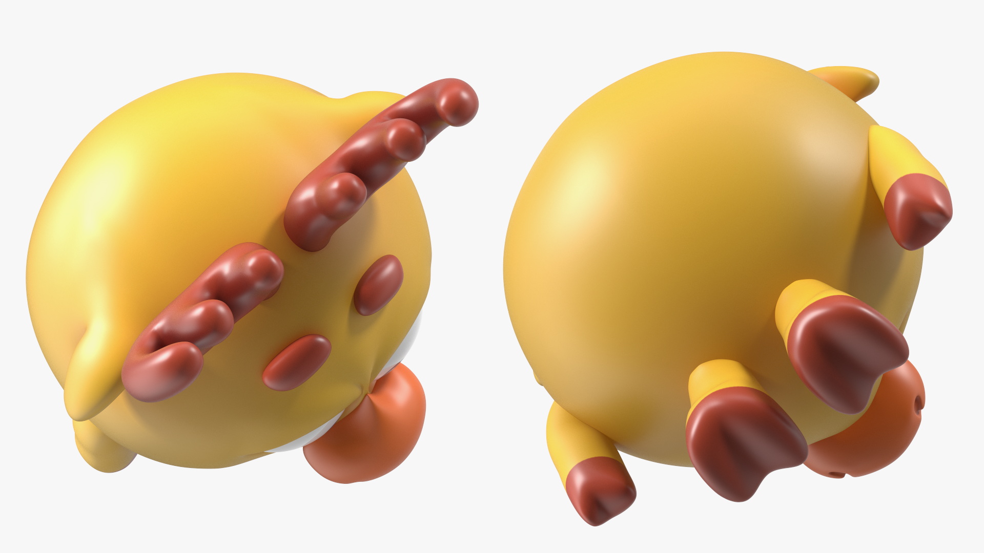 Cartoon Character Dokko Sad Pose 3D