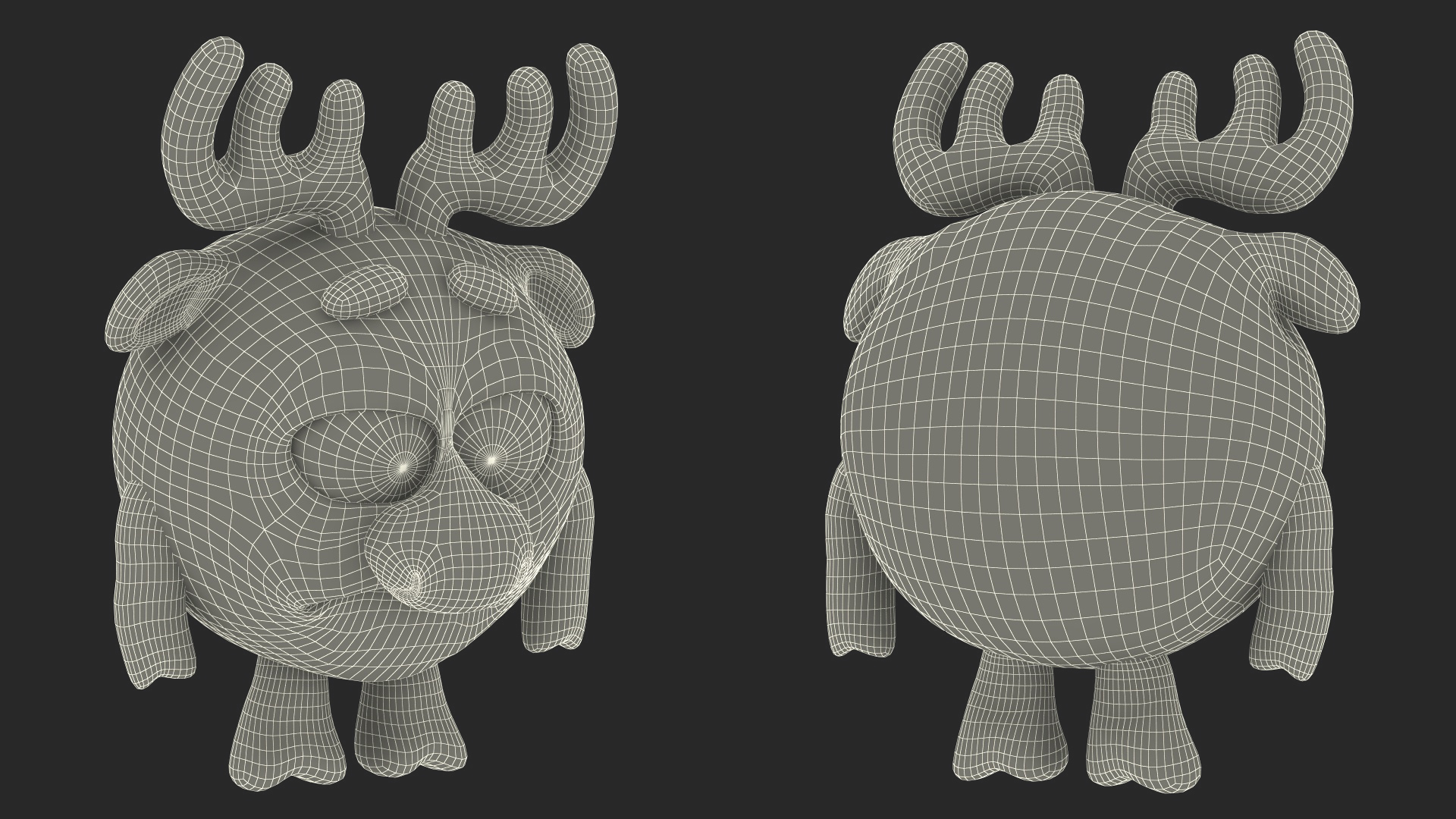 Cartoon Character Dokko Sad Pose 3D