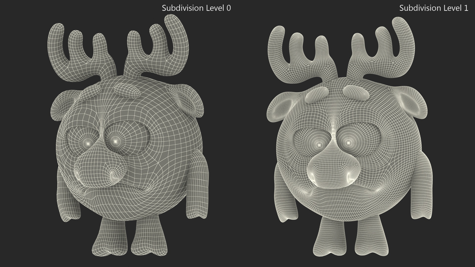 Cartoon Character Dokko Sad Pose 3D
