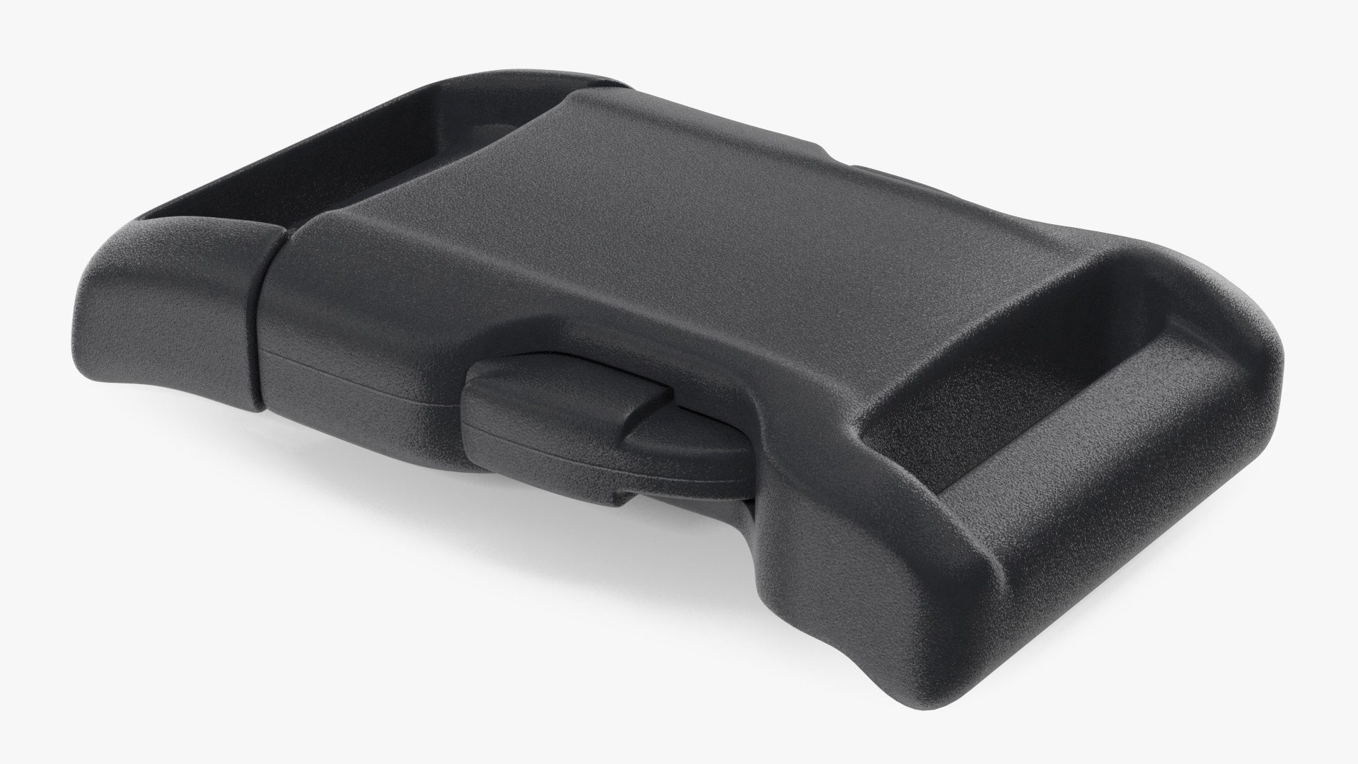 Contoured Side Release Plastic Buckle 3D