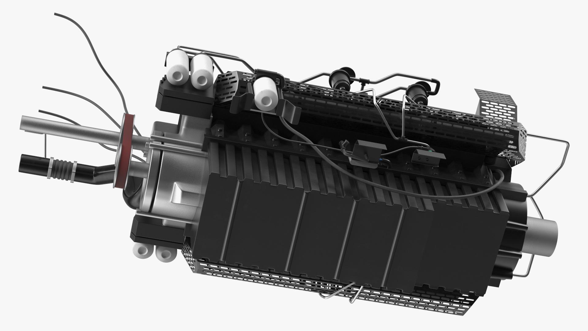 3D Engine for Industrial Diesel Generator model