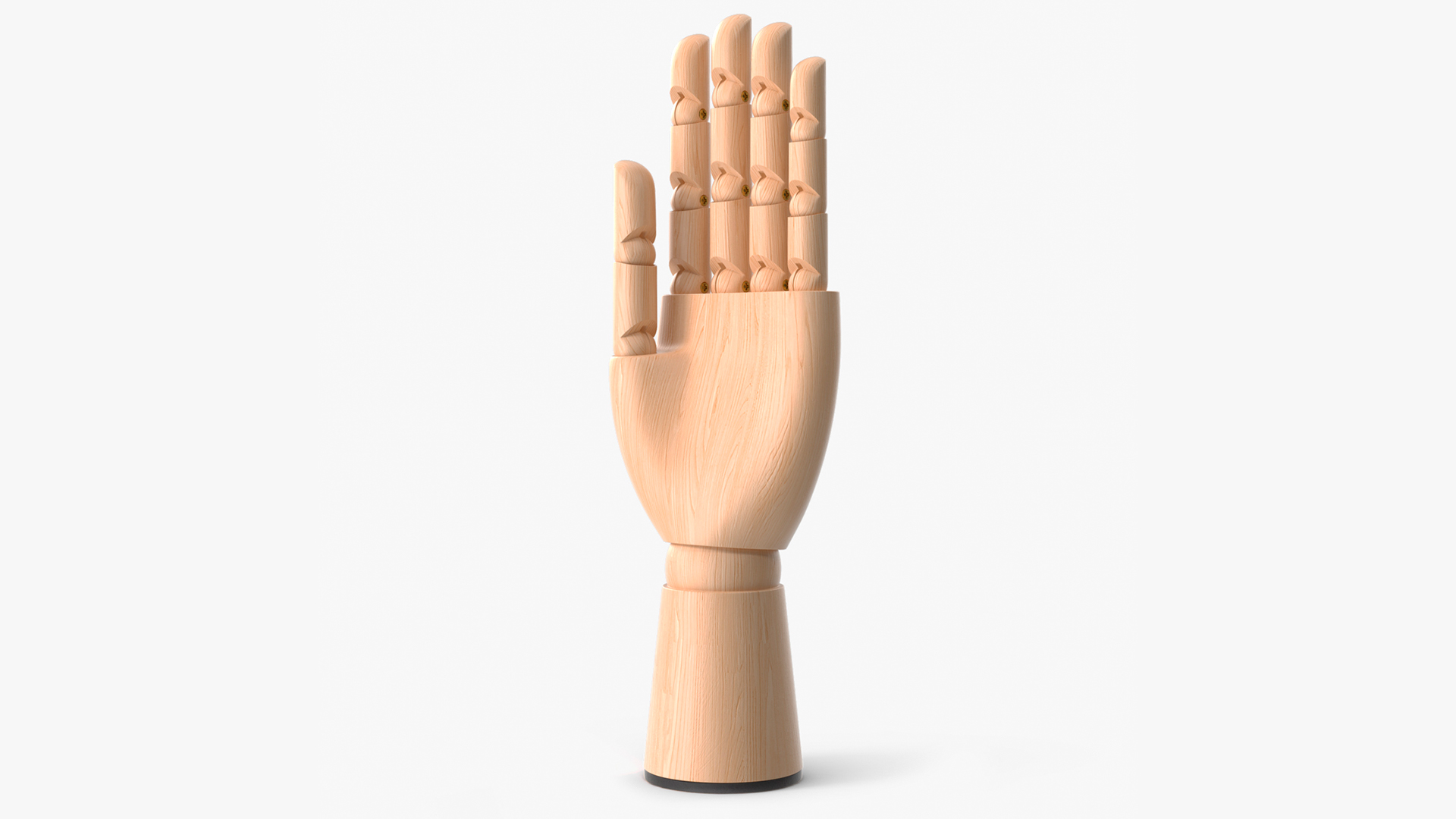 Mannequin Wooden Hand Light 3D