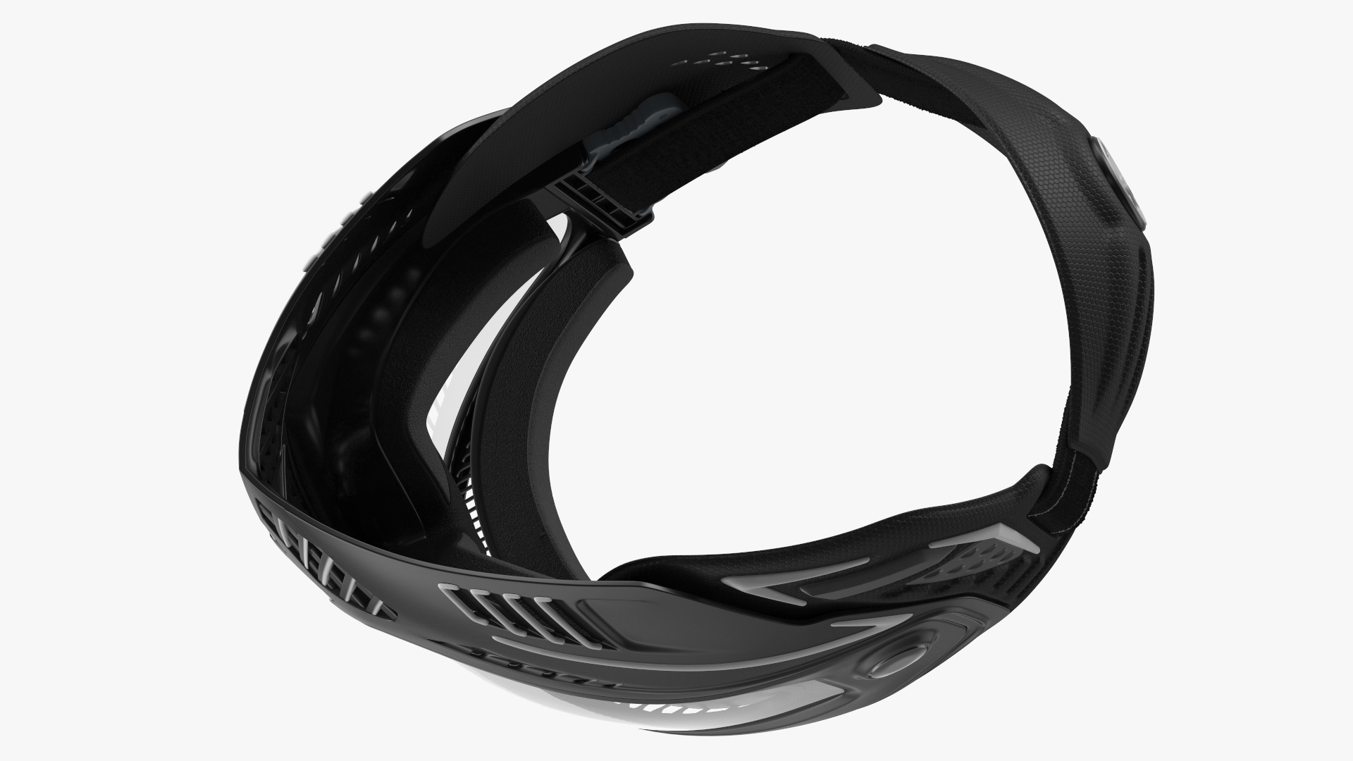 3D Airsoft Full Face Mask Black model