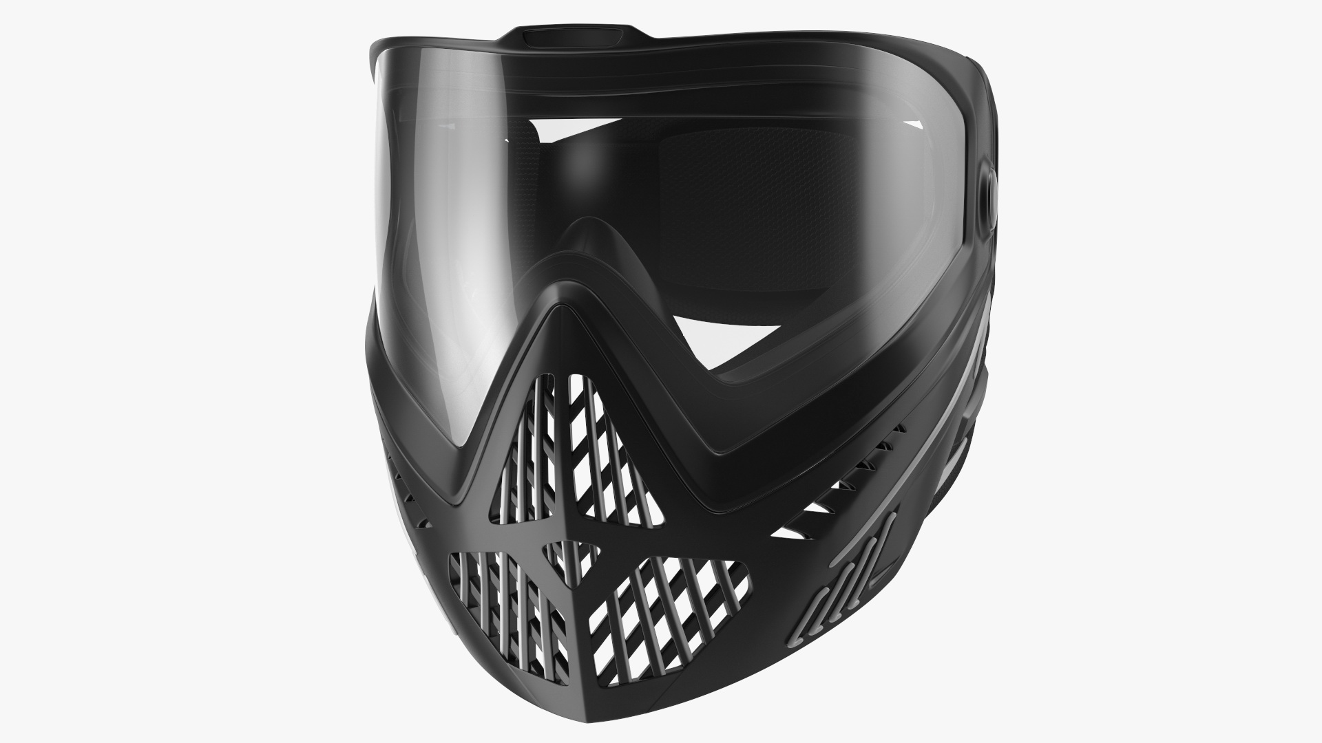 3D Airsoft Full Face Mask Black model