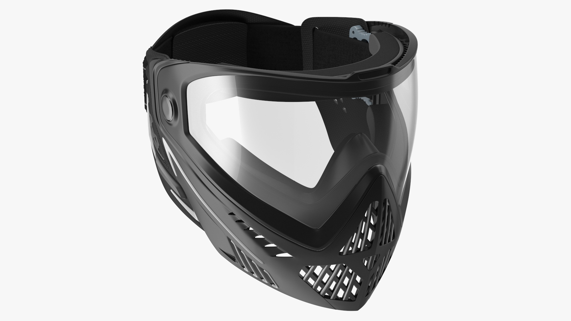 3D Airsoft Full Face Mask Black model