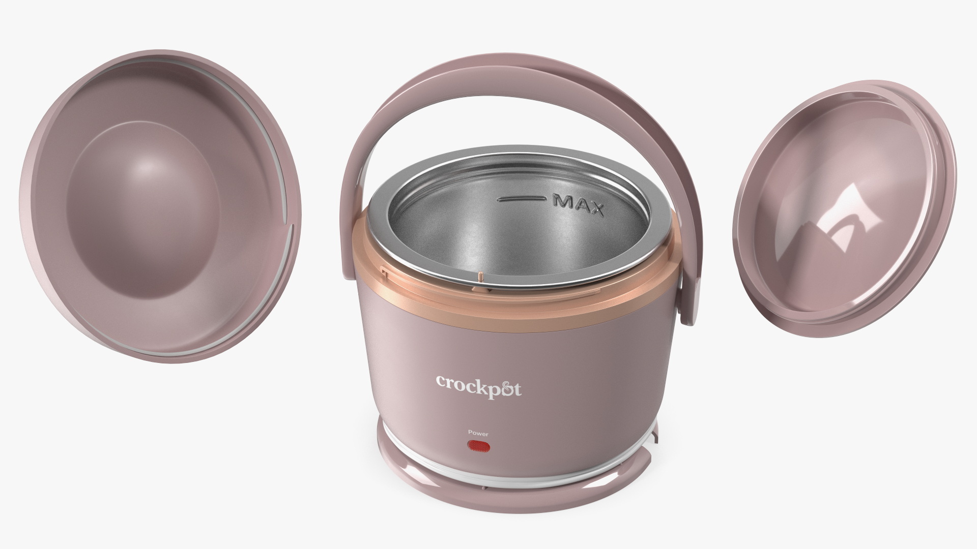 3D model Heater Lunch Box Crockpot Pink