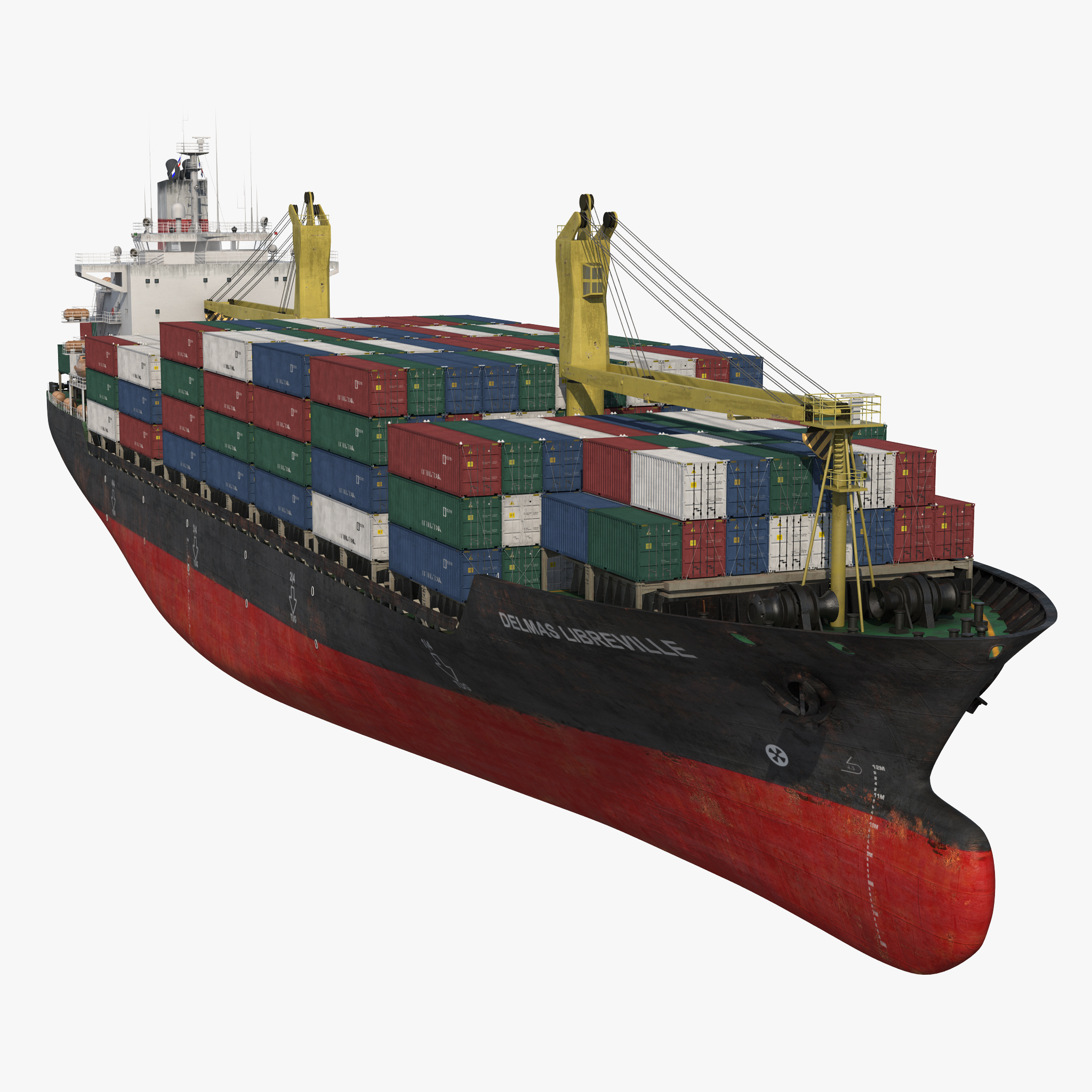 Container Ship Generic, view 7