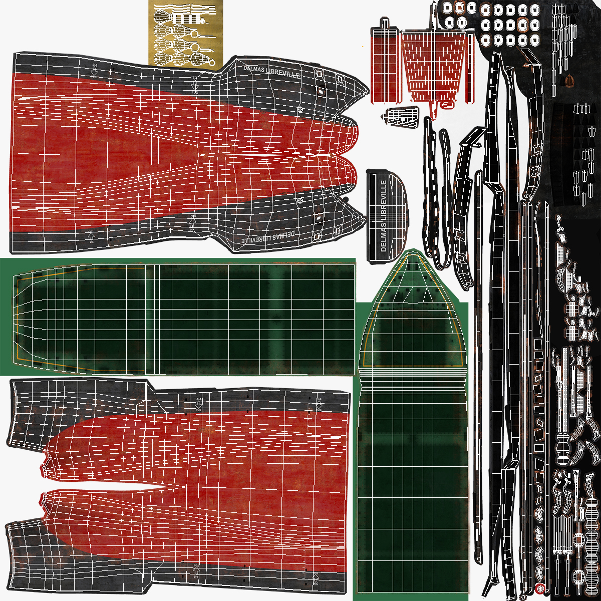 Container Ship Generic 3D