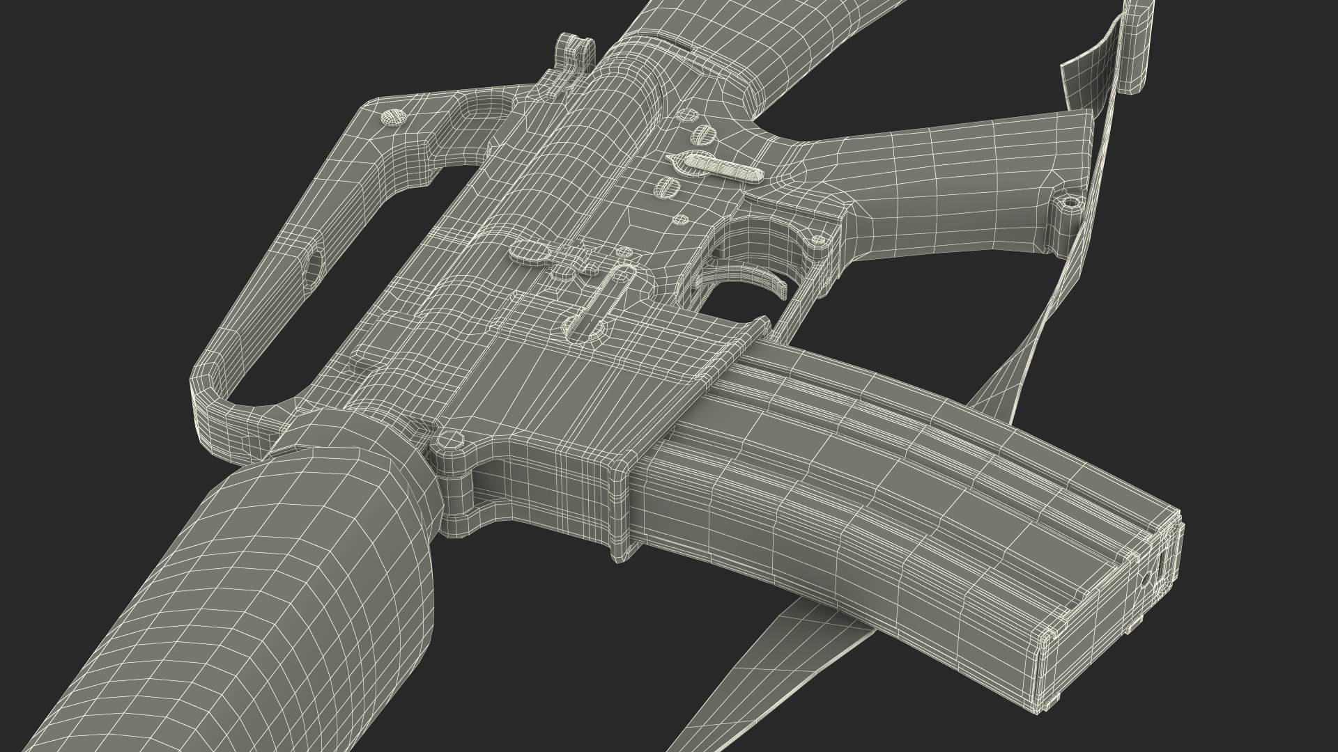 M16 Rifle 3D model