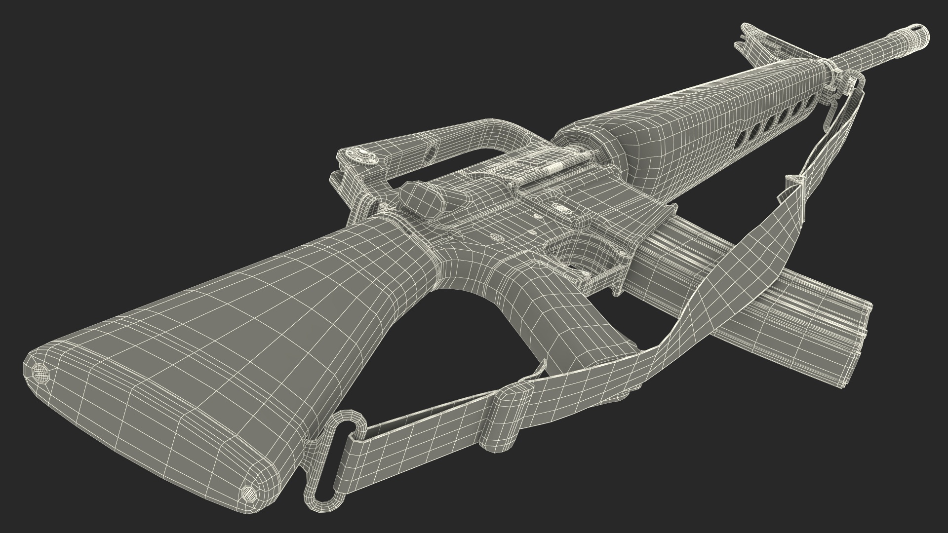 M16 Rifle 3D model