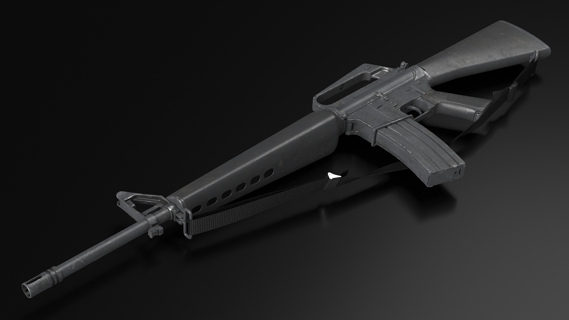 M16 Rifle 3D model