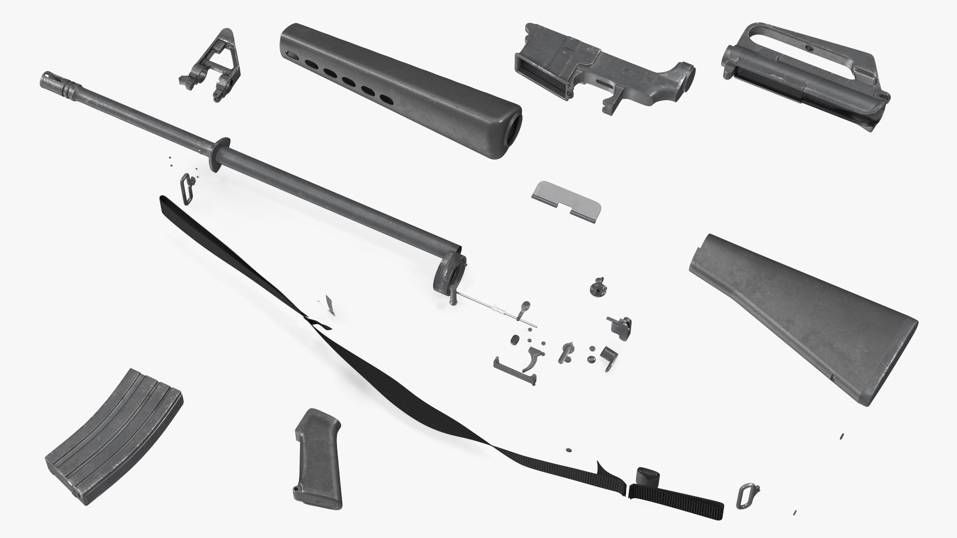 M16 Rifle 3D model