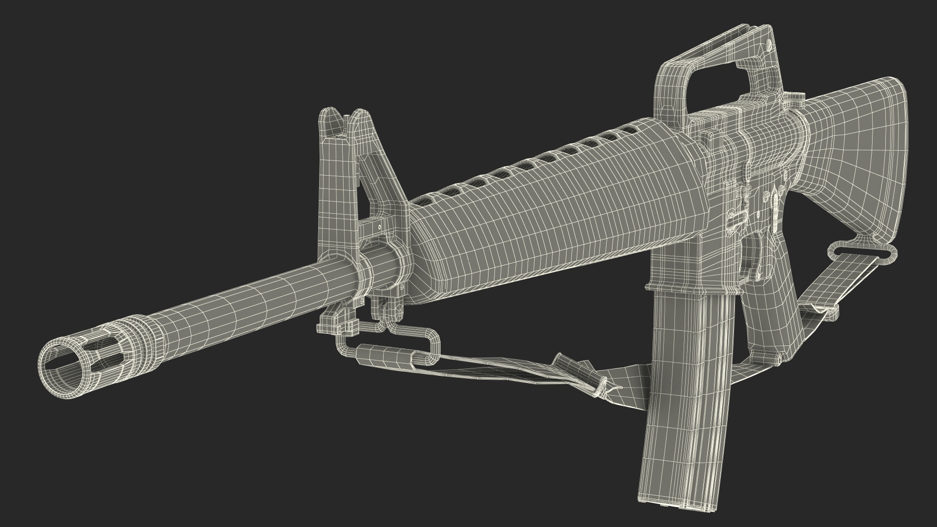 M16 Rifle 3D model