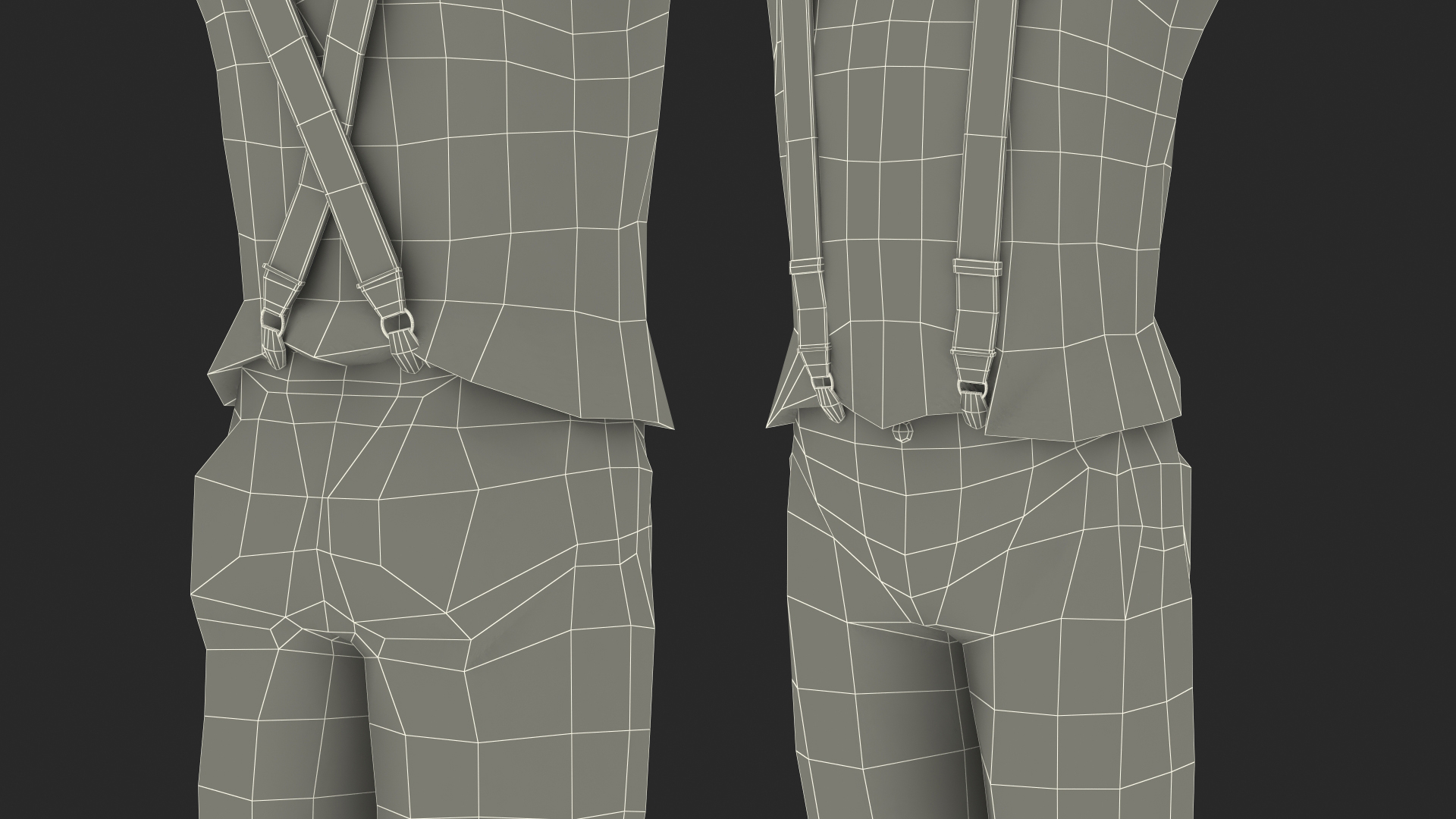 3D model Fashionable Chinese Man Rigged