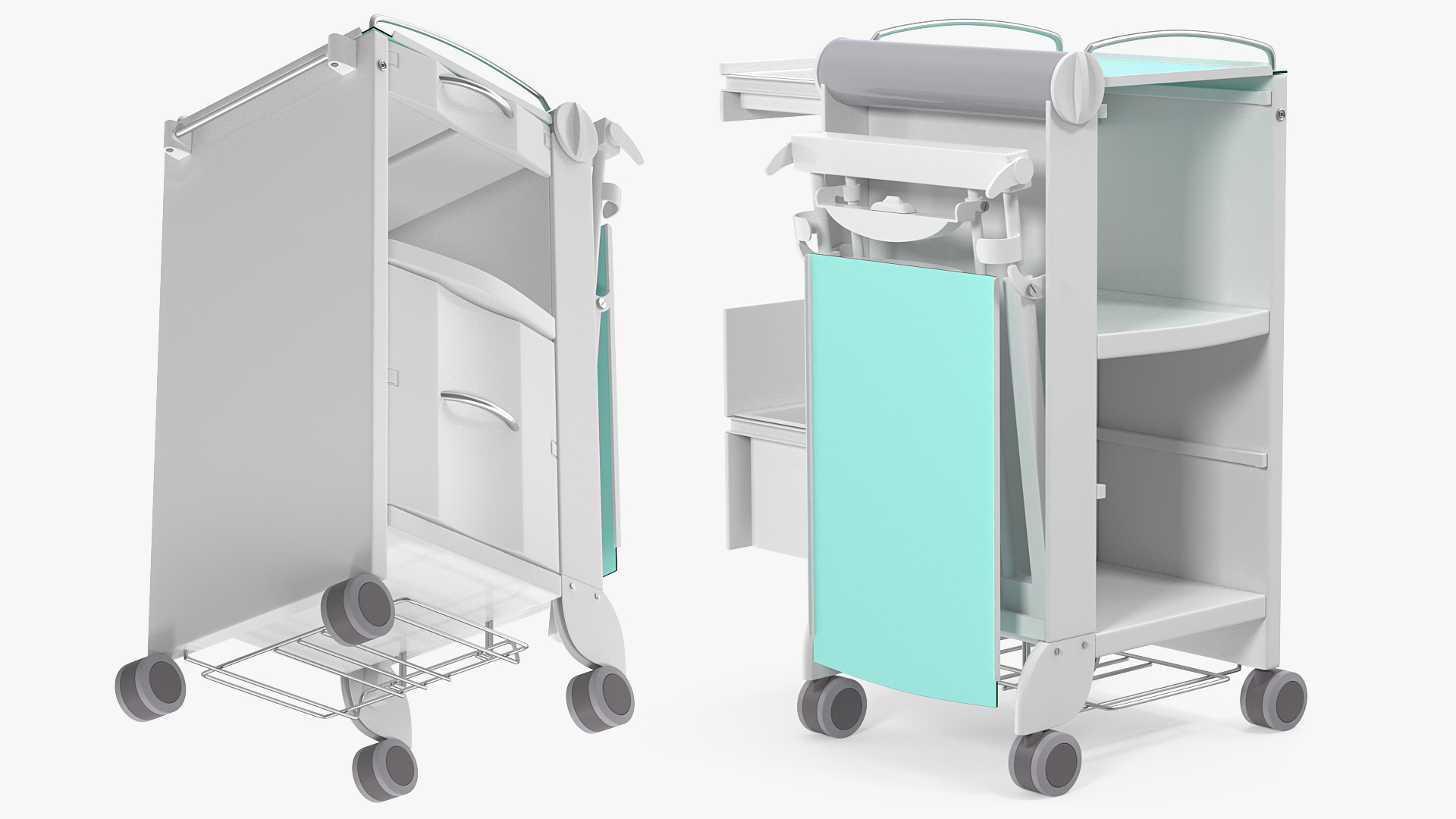 3D Self Service Bedside Cabinet model