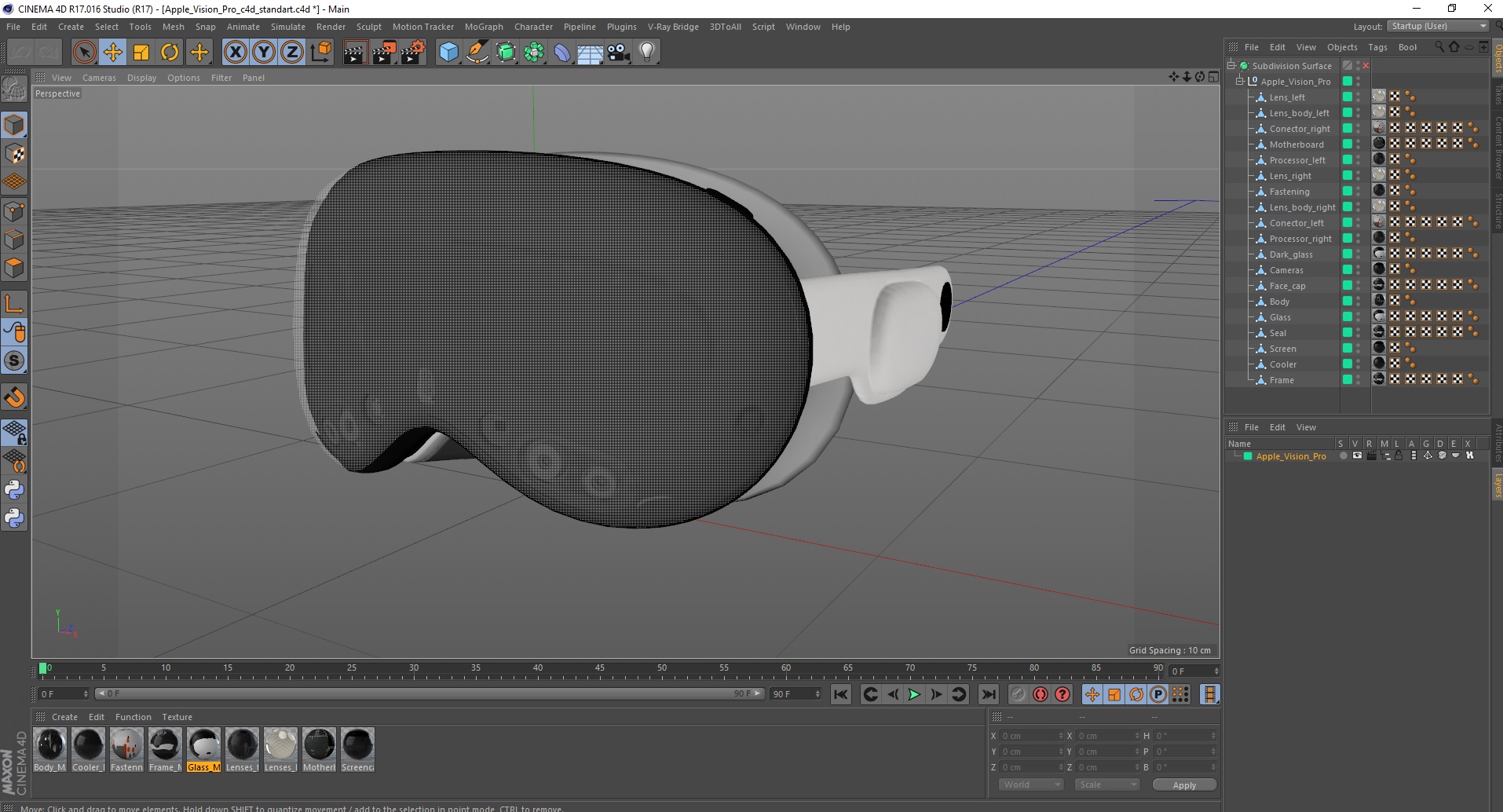 3D Apple Vision Pro