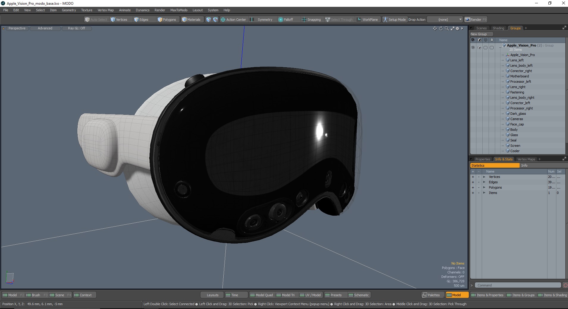 3D Apple Vision Pro